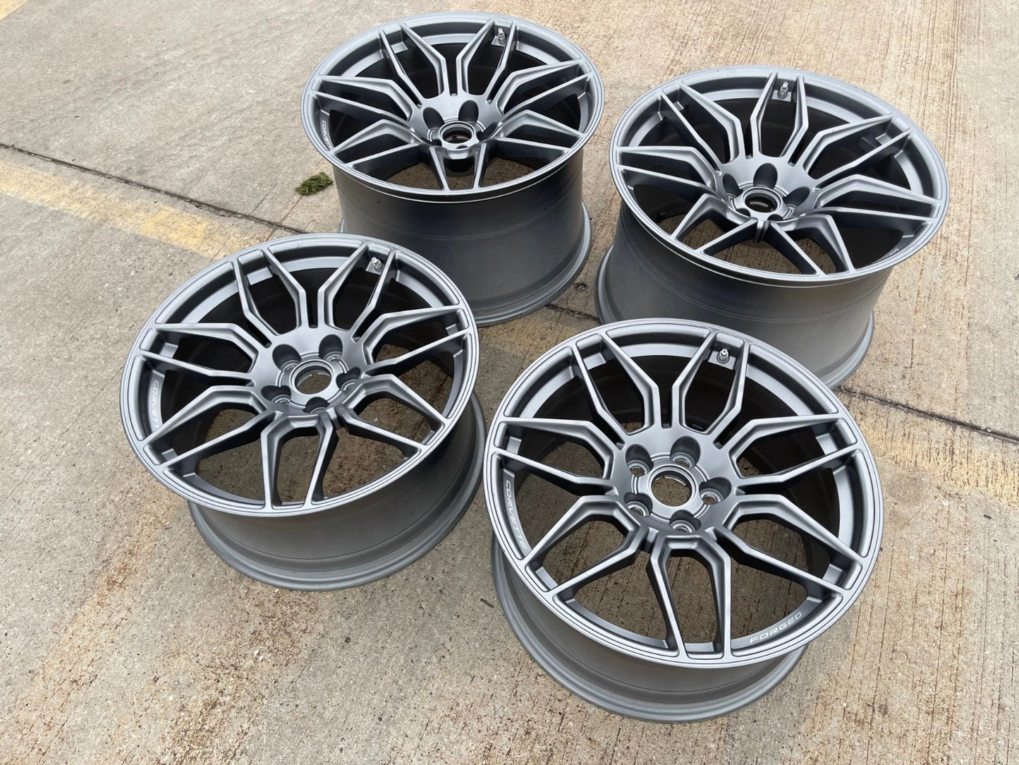 20" + 21" Chevy Corvette ZR1 C8 OEM 95580 95581 wheels rims 2024 2025 2026 NEW