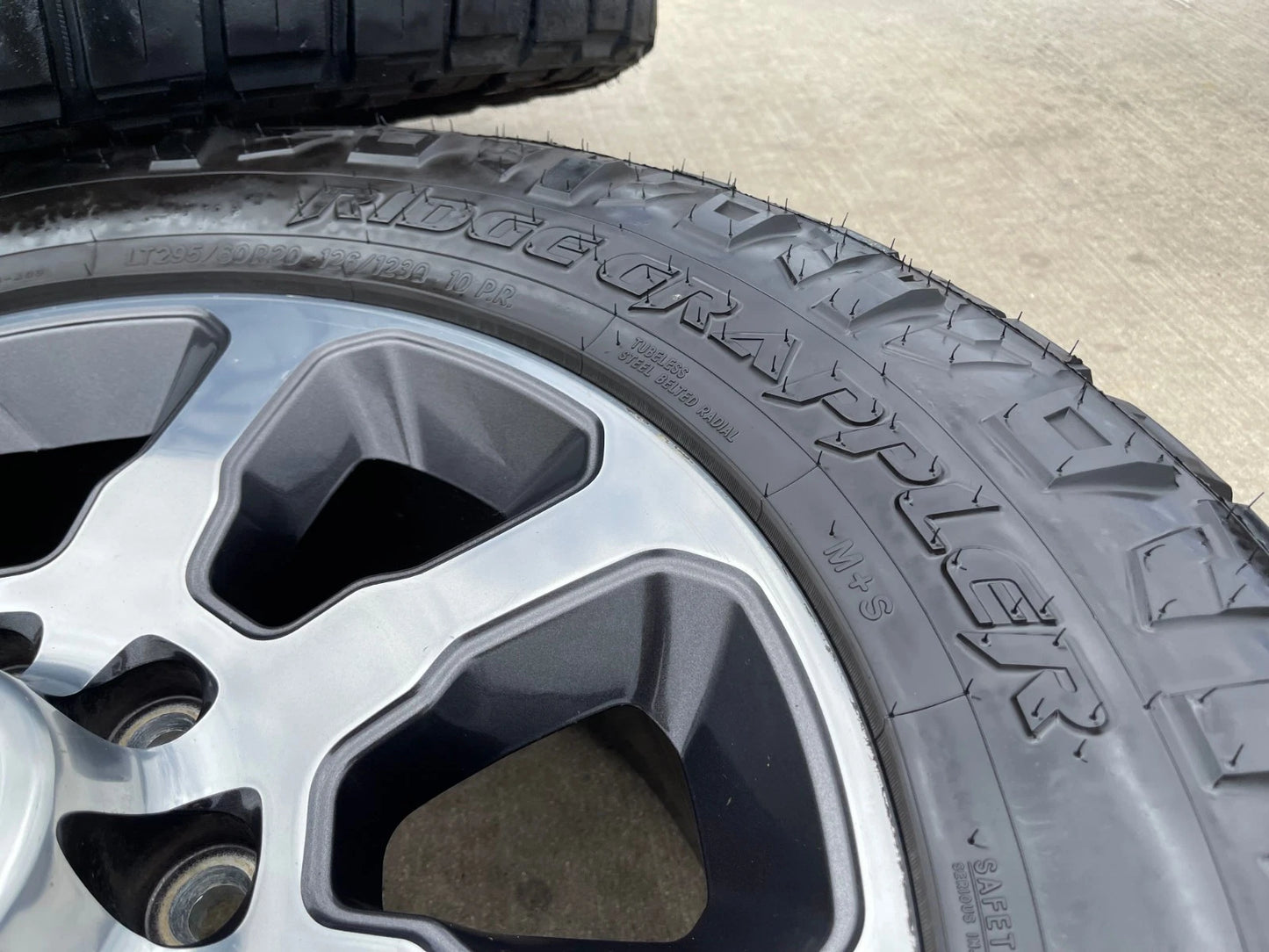 20" Dodge Ram 2500 3500 OEM wheels rims 2698 2699 tires NITTO RIDGE GRAPPLER