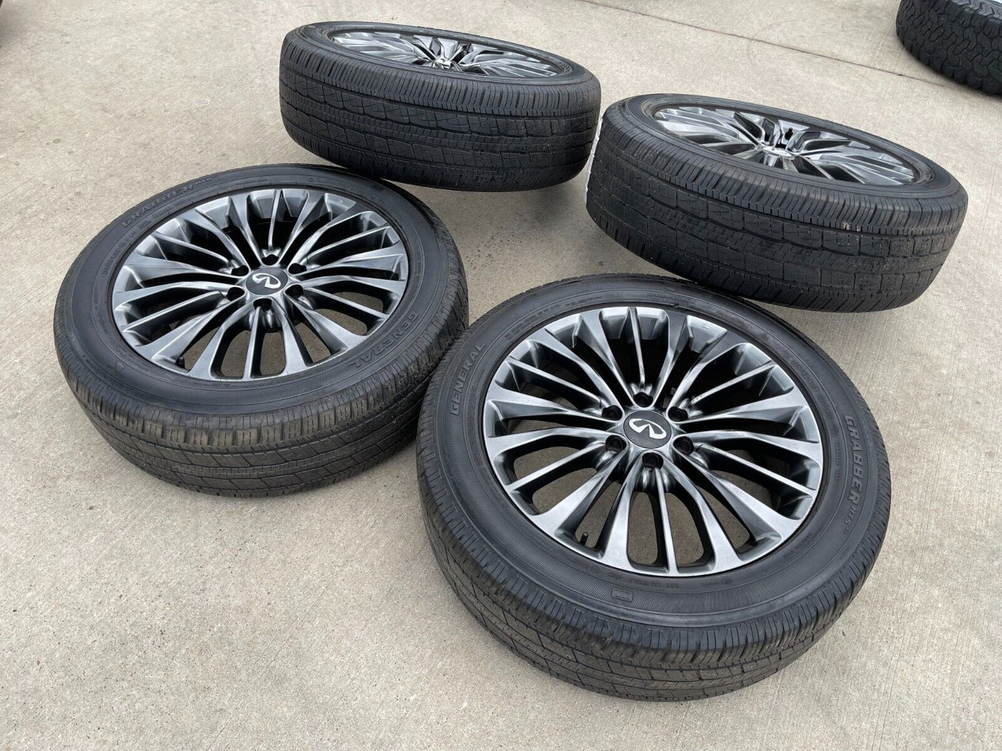 22" Infiniti QX80 QX56 Nissan Titan OEM wheels rims 73807 tires