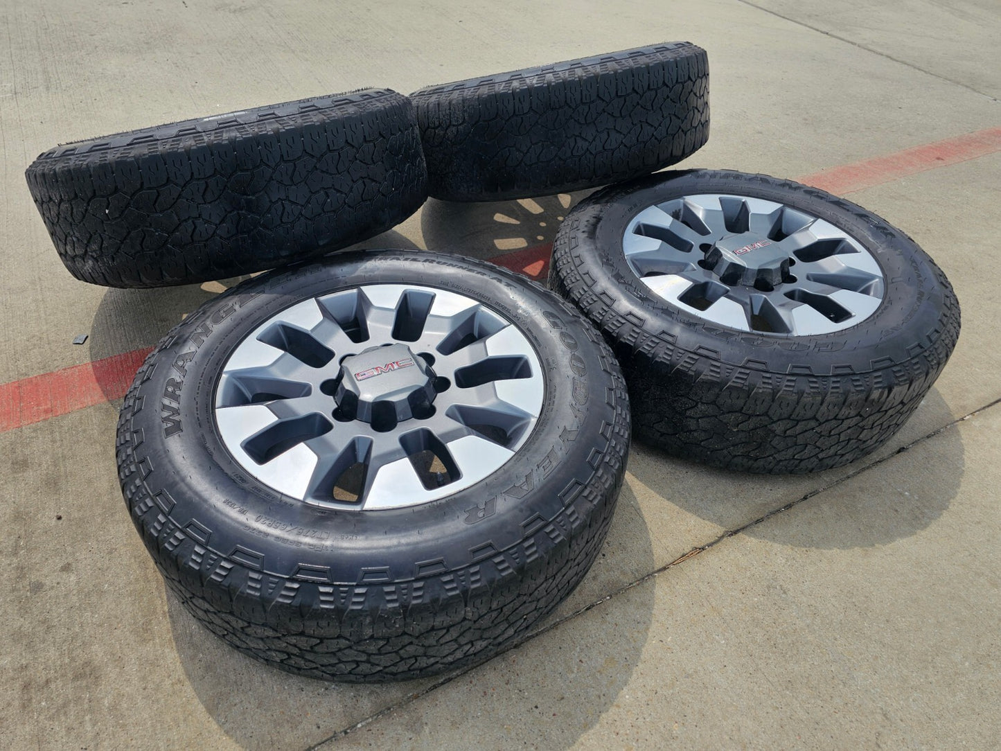 20" GMC Sierra AT4X Chevy Silverado 2500 3500 OEM 5960 wheels rims tires