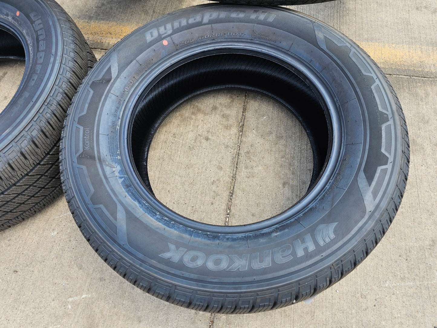 (4) 265/60/18 Hankook Dynapro H/T tires NEW TAKE OFFS!
