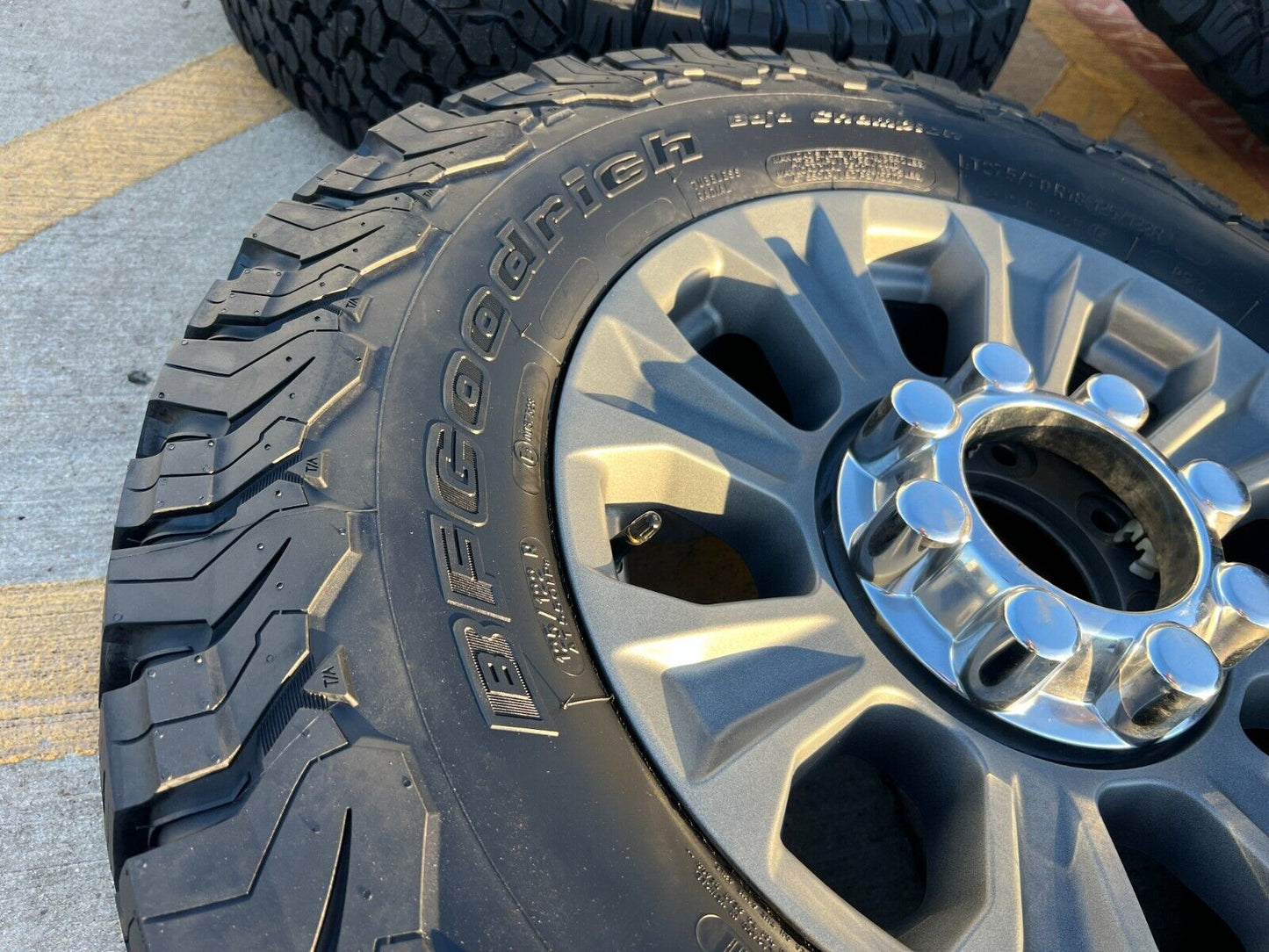 18" Ford F-250 F-350 OEM TREMOR gray rims wheels 10097 tires 2024 2025 NEW BFG