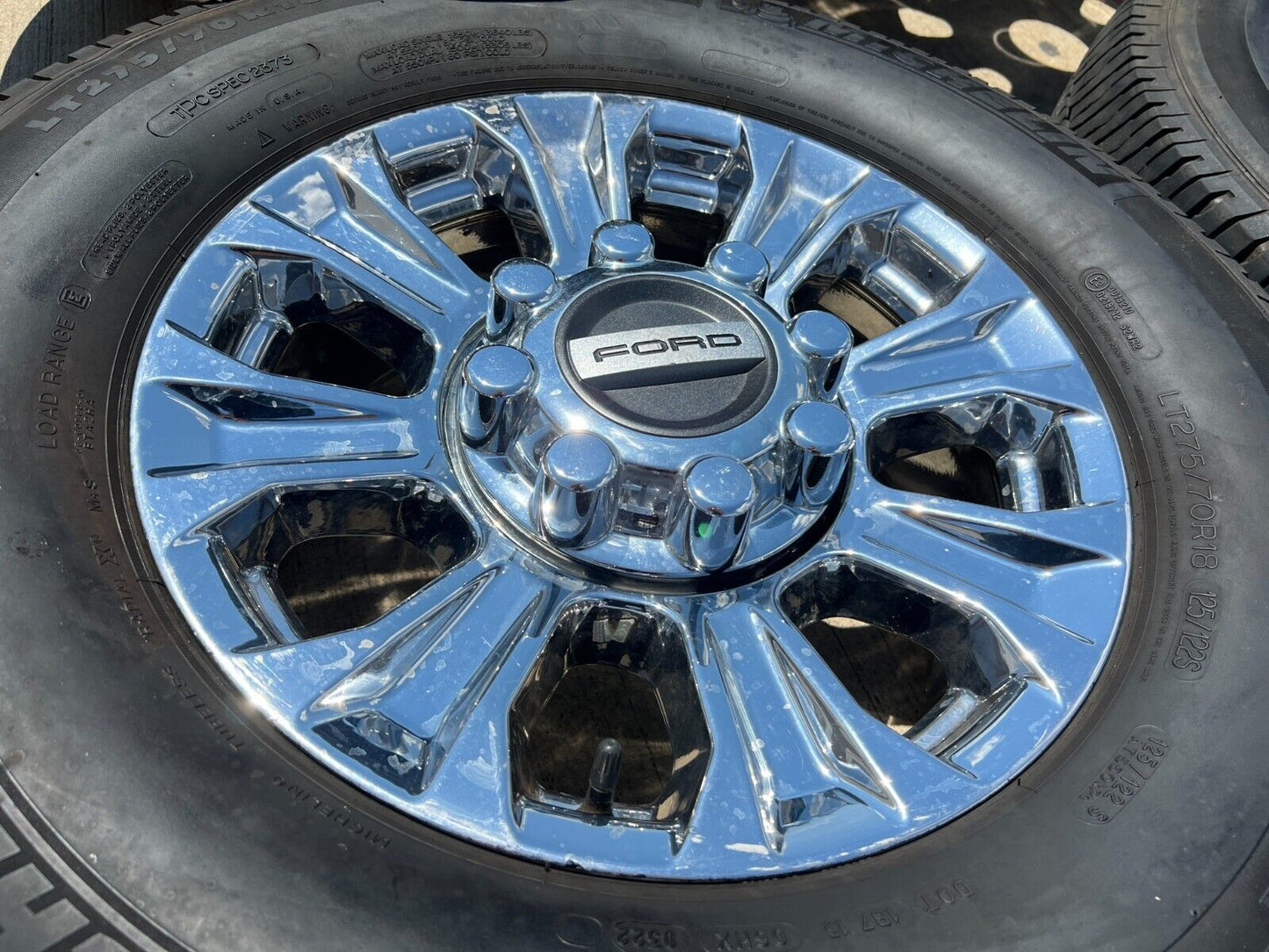 18" Ford F-250 F-350 OEM rims wheels 10097 tires CHROME