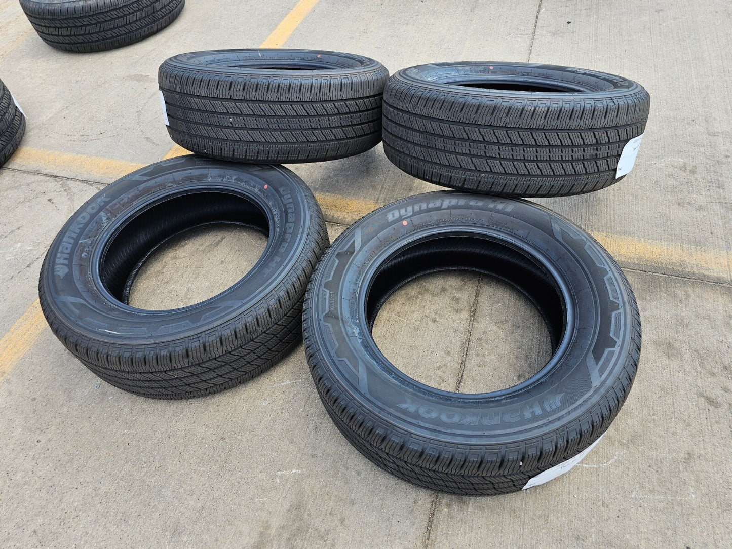 (4) 265/60/18 Hankook Dynapro H/T tires NEW TAKE OFFS!