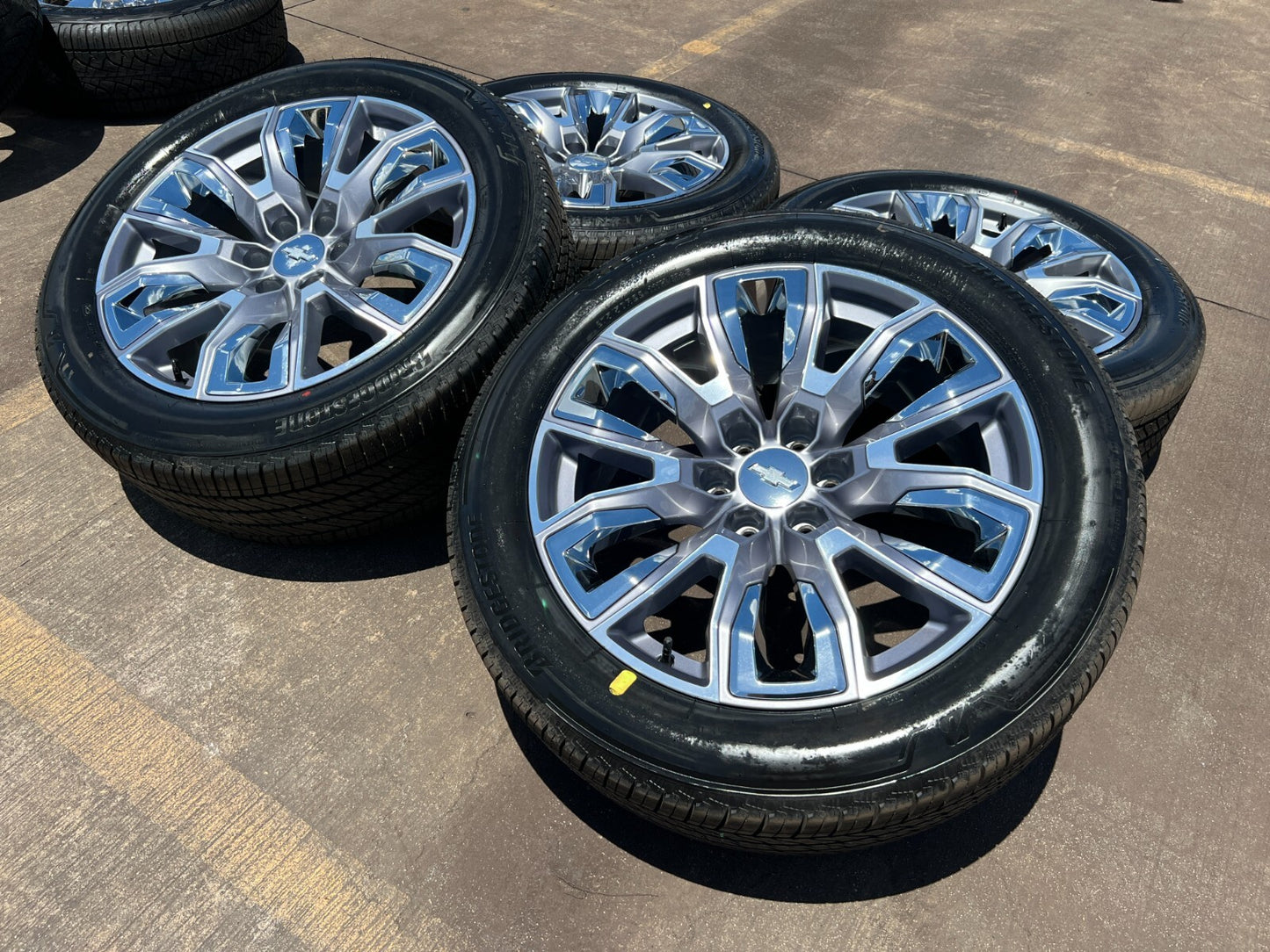 22" GMC Yukon Chevy Tahoe Escalade OEM chrome 95513 wheels rims NEW