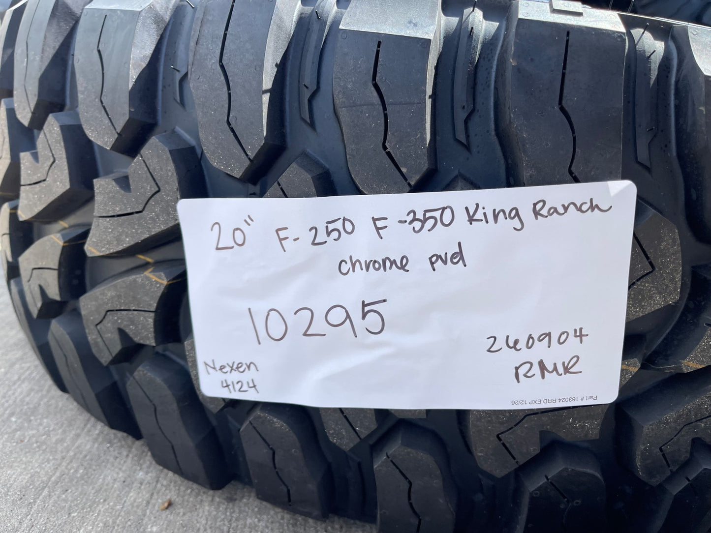 20" Ford F-250 F-350 OEM KING RANCH 10295 25085 10552 chrome wheels rims 35" NEW