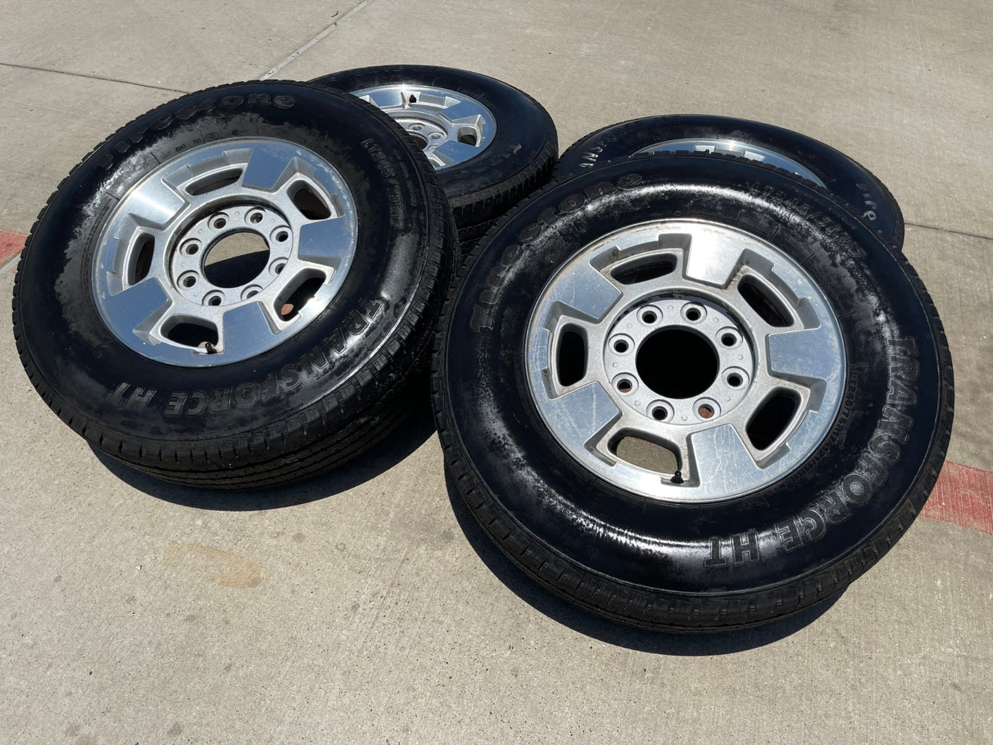 17" Chevy Silverado GMC Sierra 2500 3500 OEM 5500 wheels rims FIRESTONE