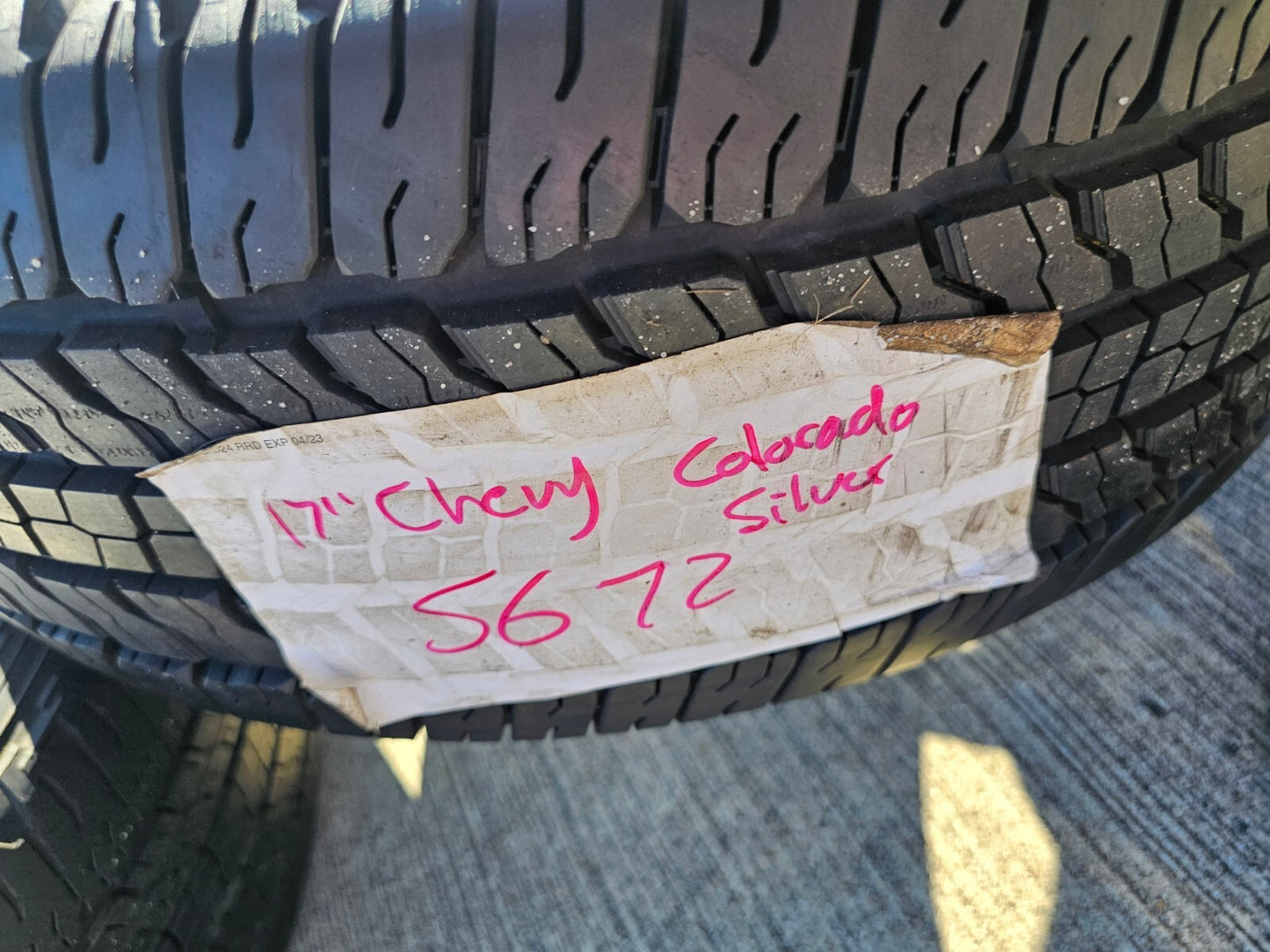 17" Chevy Colorado GMC Canyon OEM 5672 wheel rim tire 2019 2020 2021 2022 NEW