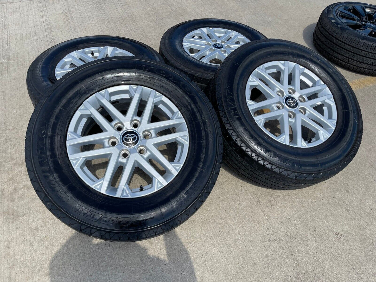 18" Toyota Tundra Sequoia OEM wheels rims tires 75281 LX600 2023 2024 2025