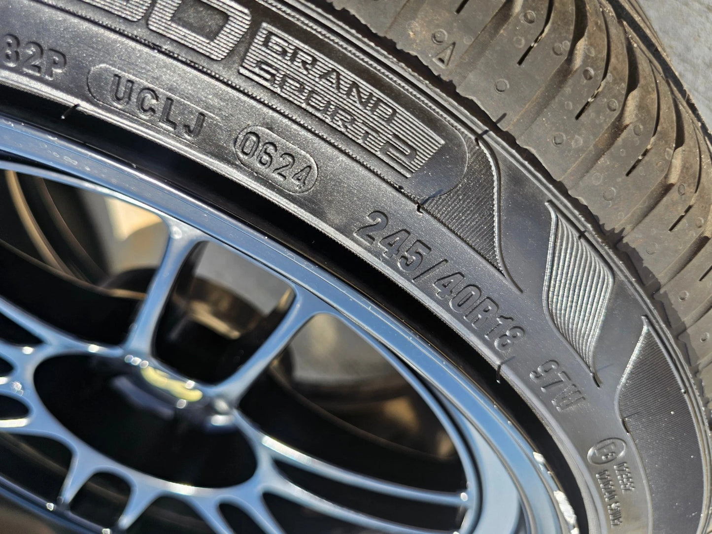 18x9.5 18" Enkei 3798956538BK RPF1 5x114.3 5x4.5 +15 Black Camry IS300 Mustang