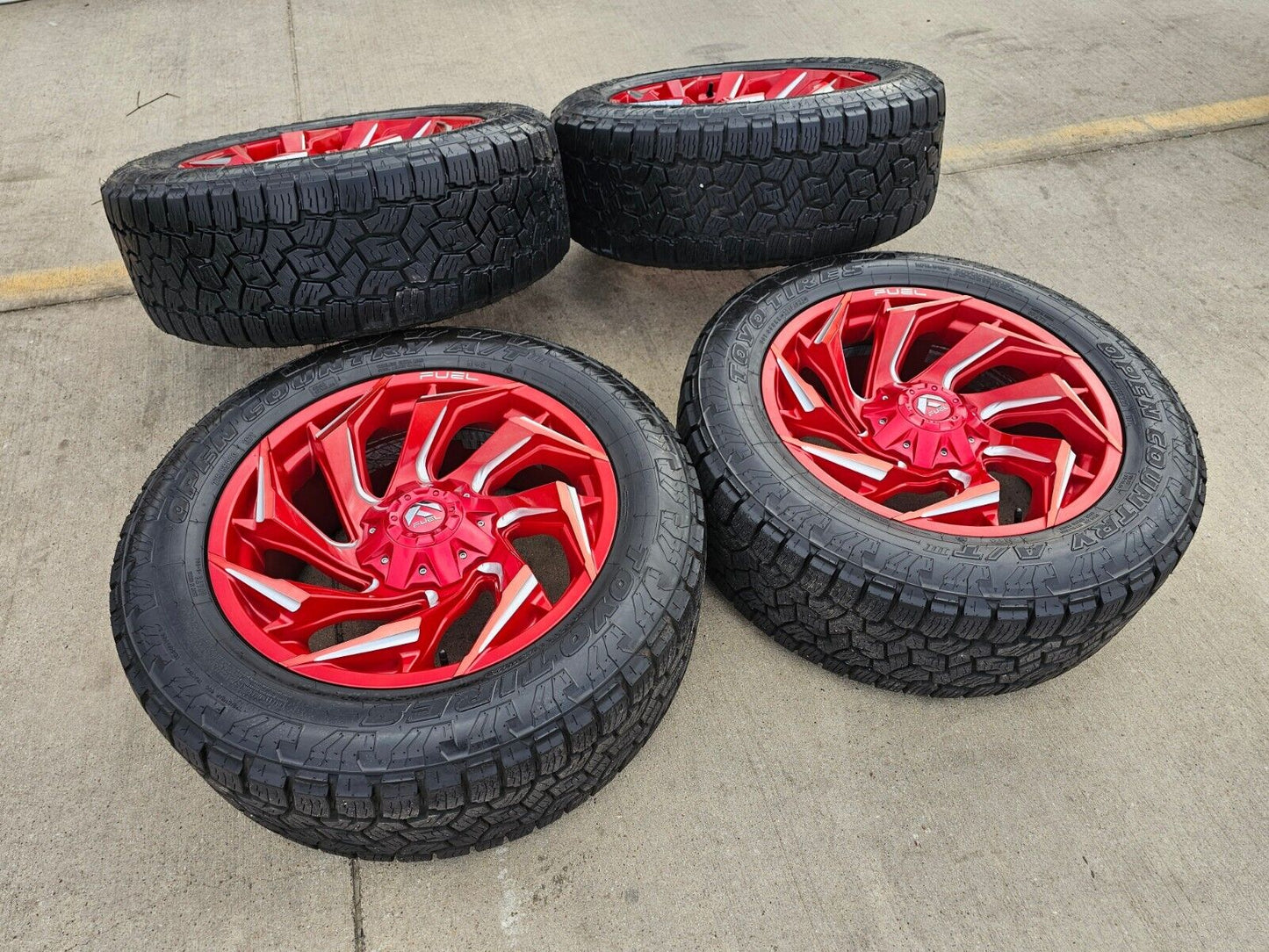 20x9 Fuel D754 REACTION Chevy Silverado Ford F-150 RAM wheels rims 6x139 6x135