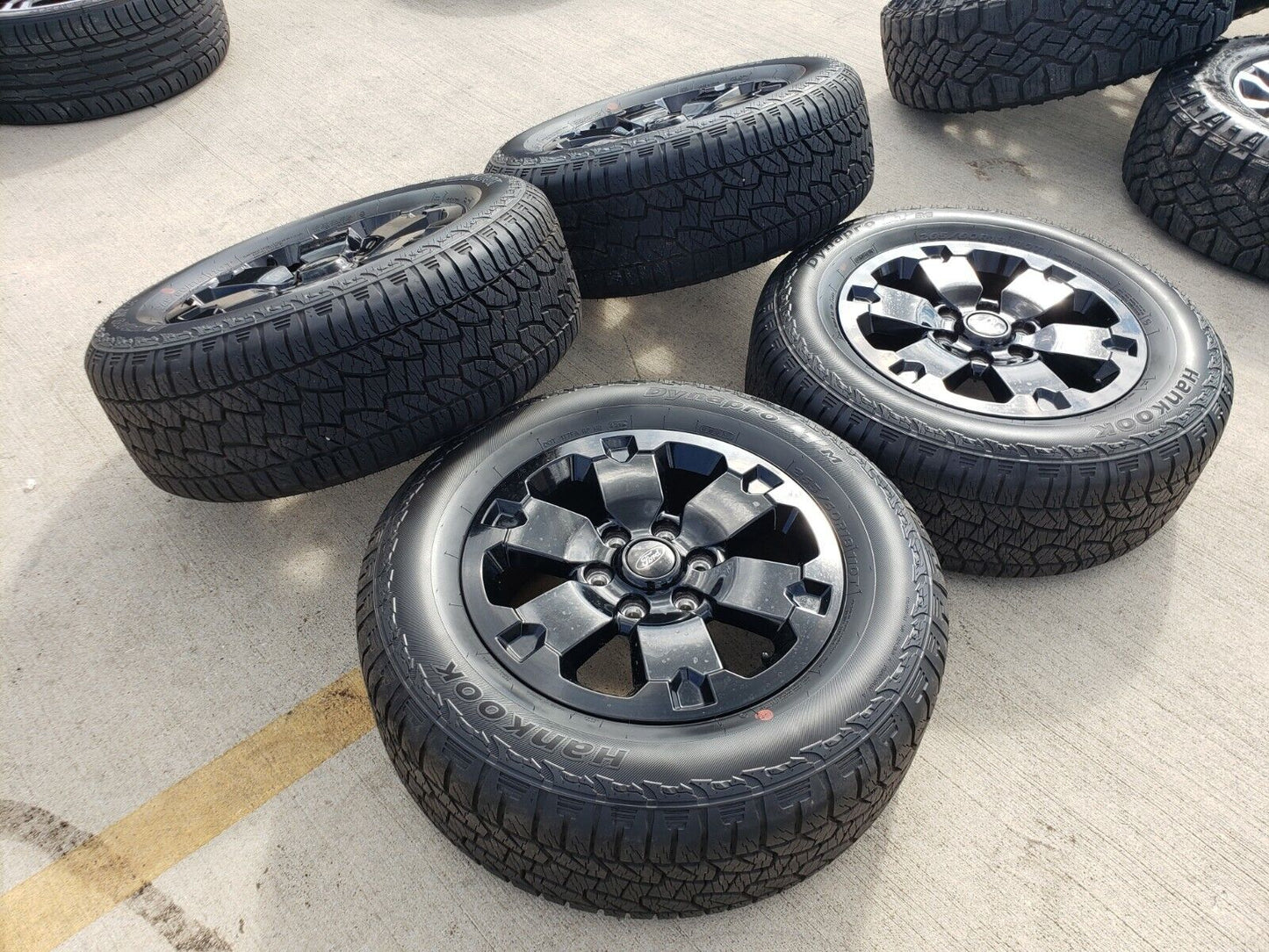 18" Ford Ranger TREMOR Bronco OEM black wheels rims 10282 2022 2023 2024 NEW