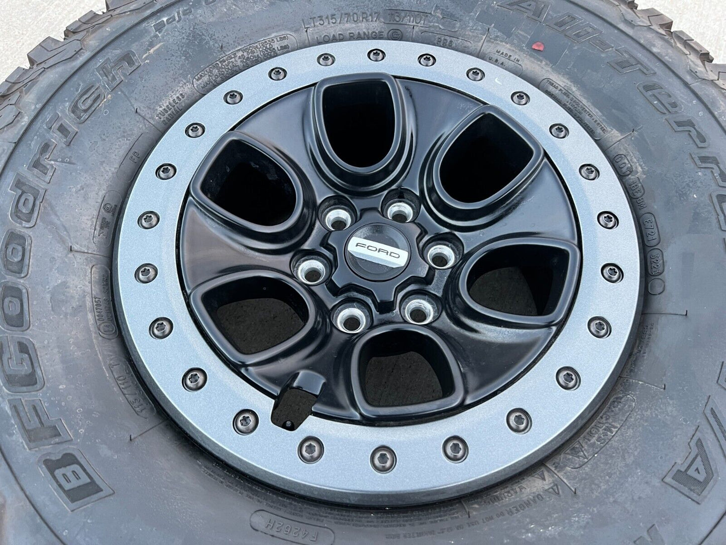 17" Ford F-150 Raptor OEM BEADLOCK 10459 95210 rim wheel BFG 2022 2023 2024 NEW