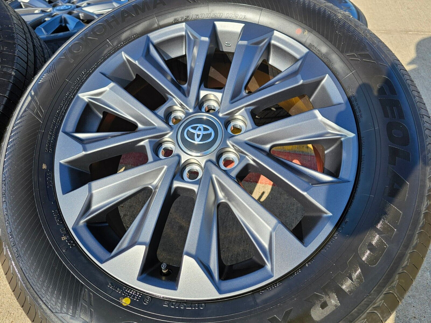 20" Toyota Land Cruiser OEM wheels rims tires Tundra Sequoia 2023 2024 2025 NEW