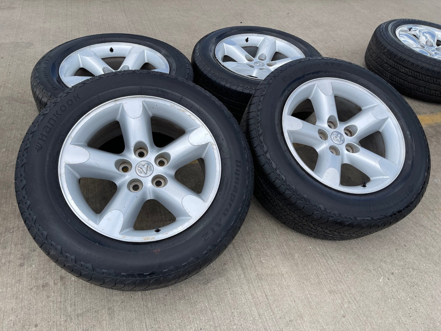 20" Dodge Ram 1500 OEM wheels rims 2267 tires 5x139 5x5.5