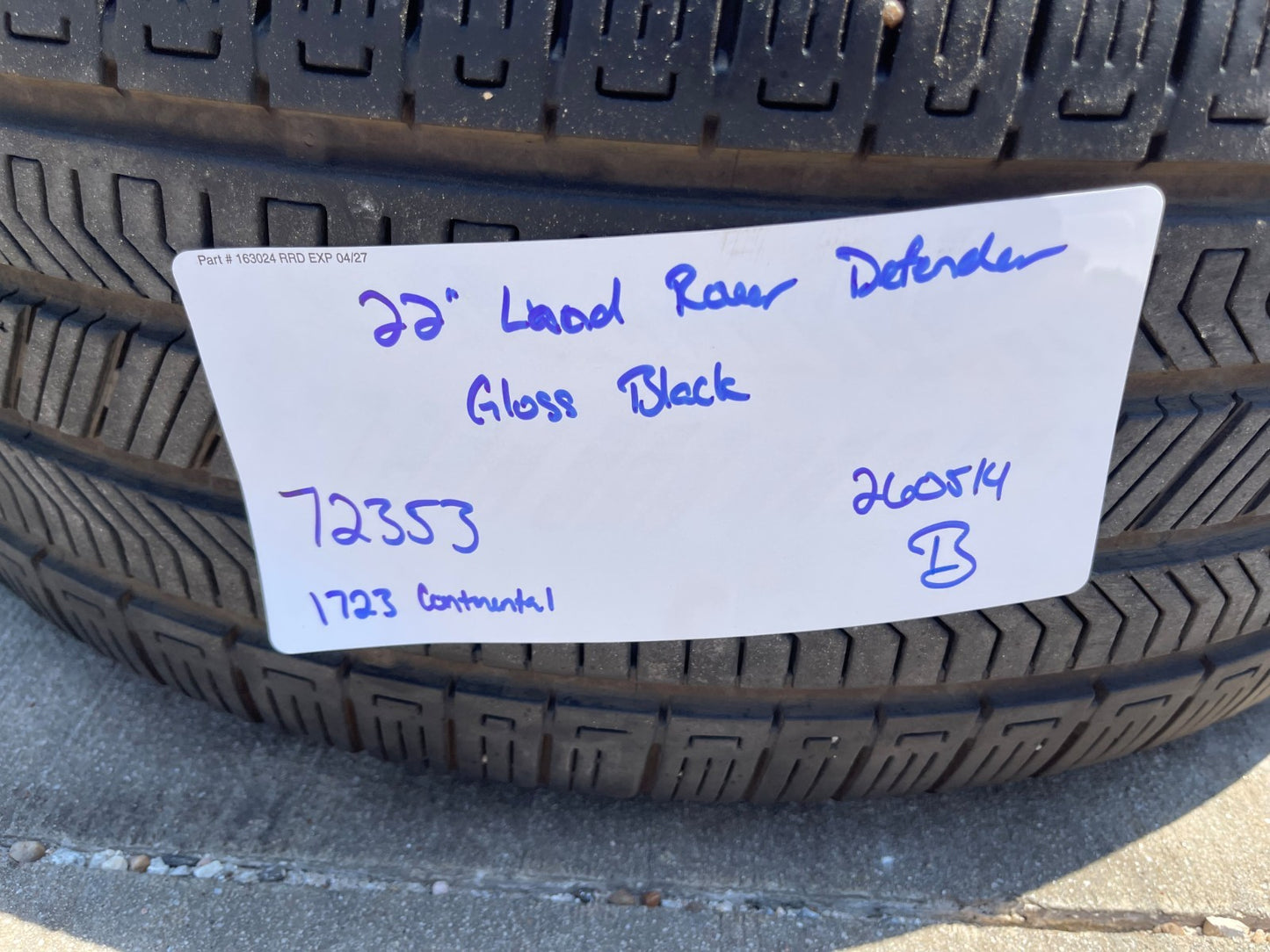 22" Land Rover Range DEFENDER OEM 72353 wheels rims 2023 2024 2025 2026 2027 SET