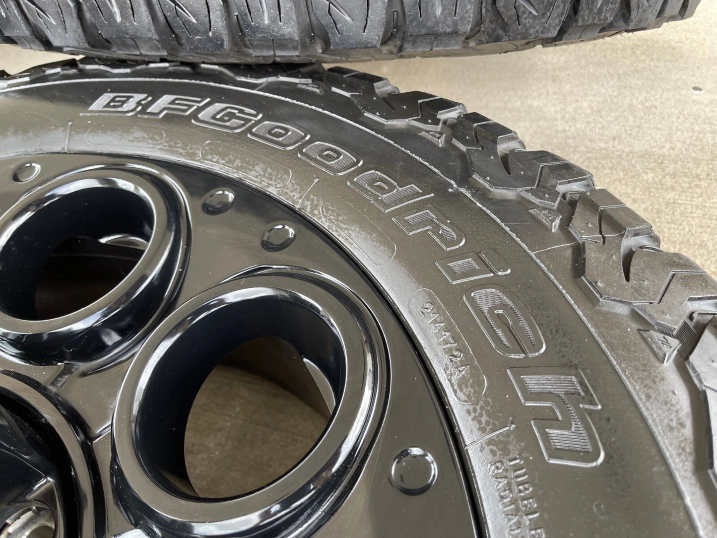 20" Ford F-250 F-350 OEM black TREMOR wheels rims 10299 10484 tires BFG
