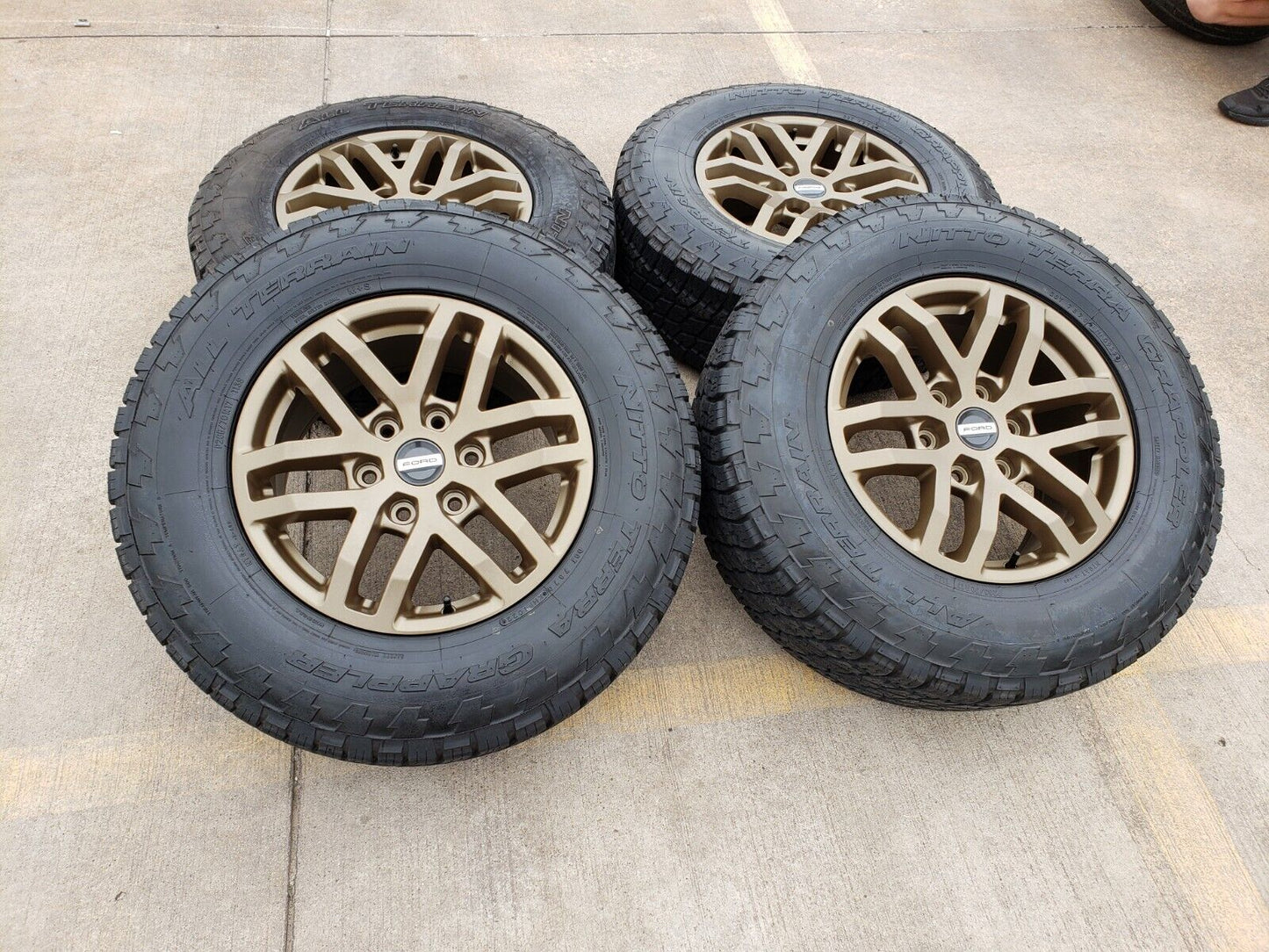 17" Ford Ranger Tremor OEM rims wheels 10431 BRONZE 2022 2023 2024 2025 NITTO