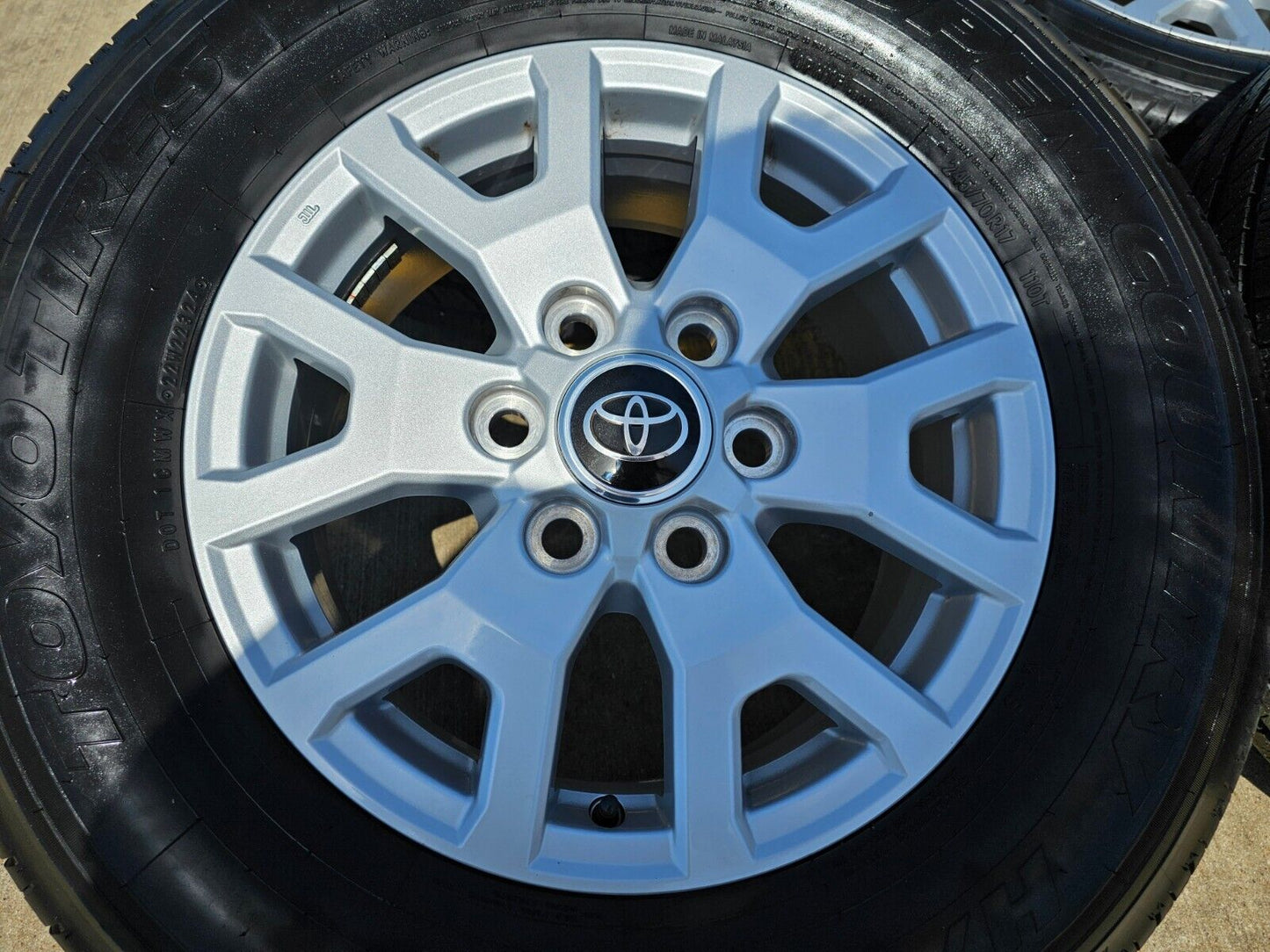 17" Toyota Tacoma 4Runner TRD OEM wheels rims tires 2024 2025