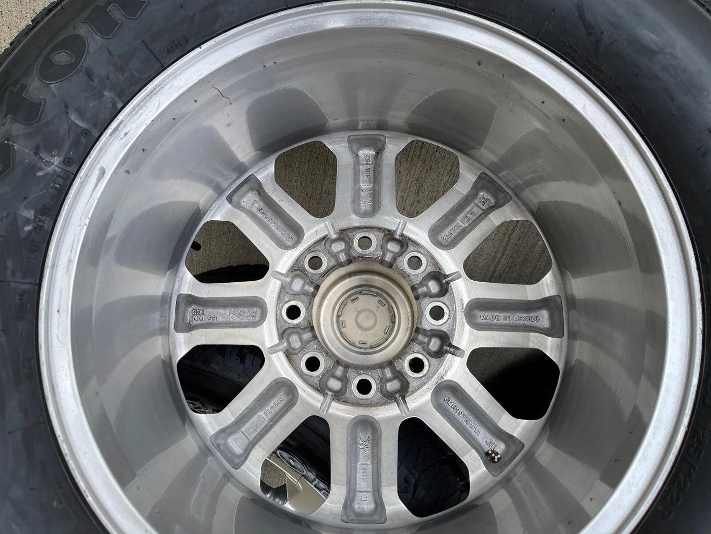 20" Dodge Ram 2500 3500 LARAMIE OEM 2700 wheels rims A/T tires 2024 2025 NEW