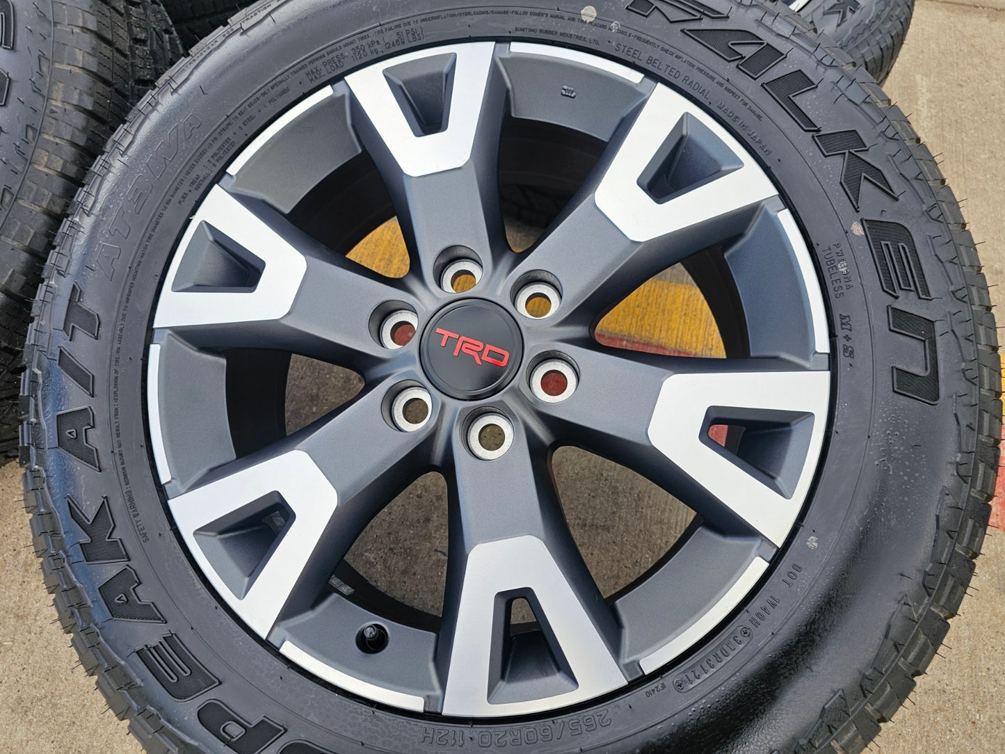 20" Toyota 4Runner TRD OEM gray wheels rims Tundra Sequoia 2025 2026 NEW A/T3