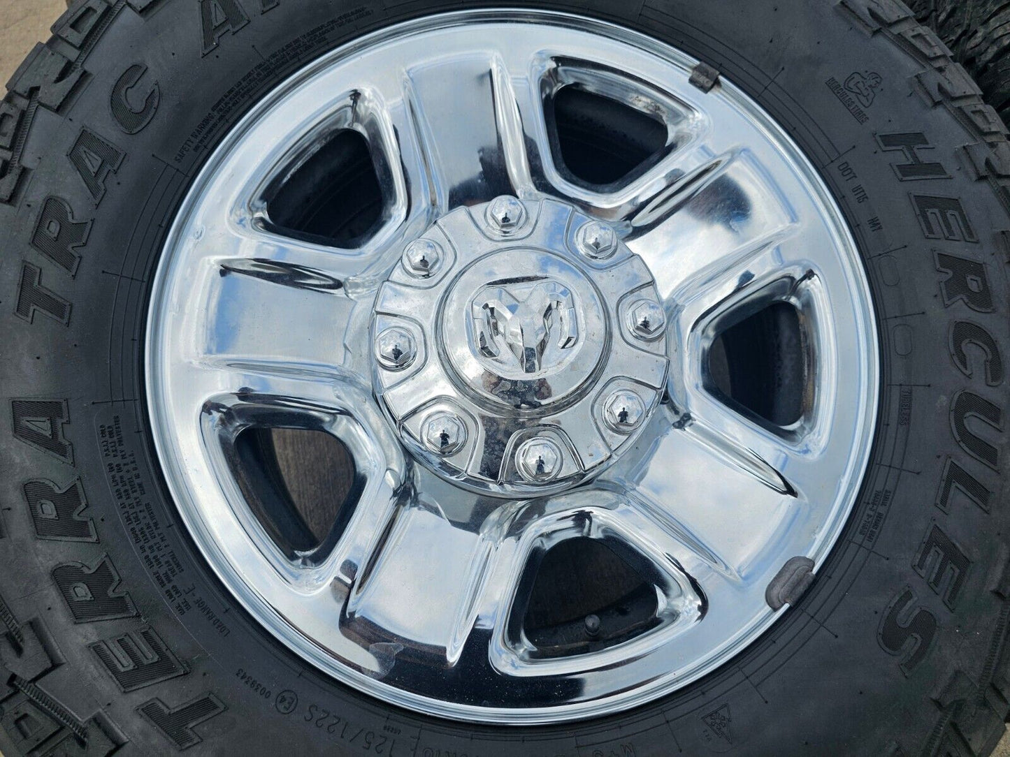 18" Dodge Ram 2500 3500 STEEL chrome OEM 2473 wheels rims tires HERCULES
