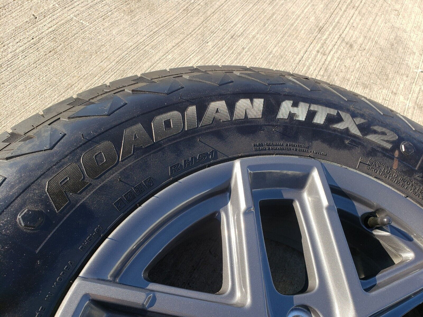 17" Jeep Wrangler Rubicon Sport OEM wheels rims 51649 Gladiator 2024 2025 NEW