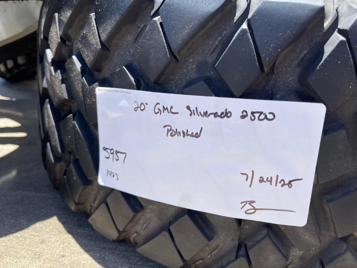 20" GMC Sierra Denali 2500 3500 OEM 5957 wheels rims 2022 2023 2024 2025 NITTO