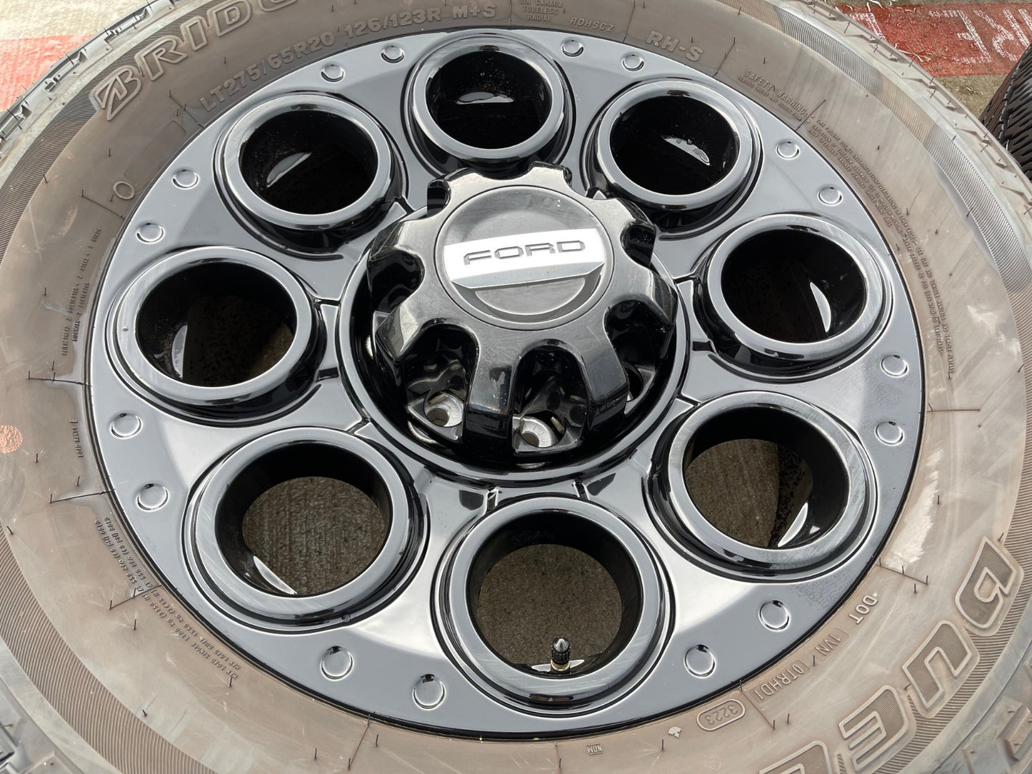 20" Ford F-250 F-350 OEM black TREMOR 10299 10484 wheels rims 2023 2024 2025