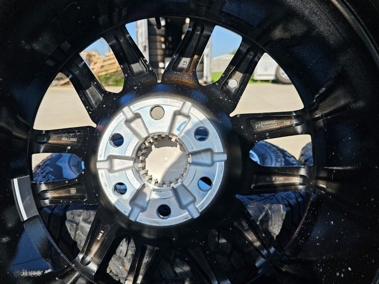 20" GMC Sierra Yukon Chevy OEM black 5914 5918 wheels rims 2023 2024 2025 NEW