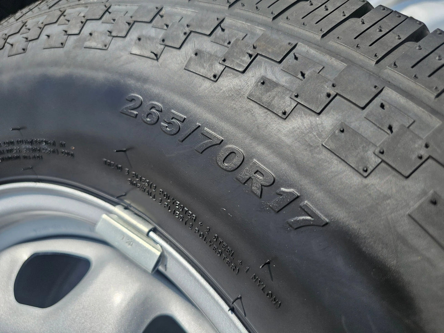 17" Ford F-150 OEM rims wheels 3857 tires steel 2020 2021 2022 2023 2024 2025