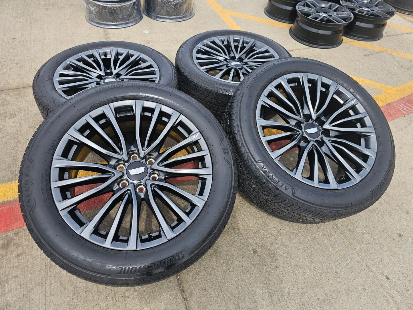 22" Cadillac Escalade V Platinum OEM 4883 wheels rims 2022 2023 2024 2025