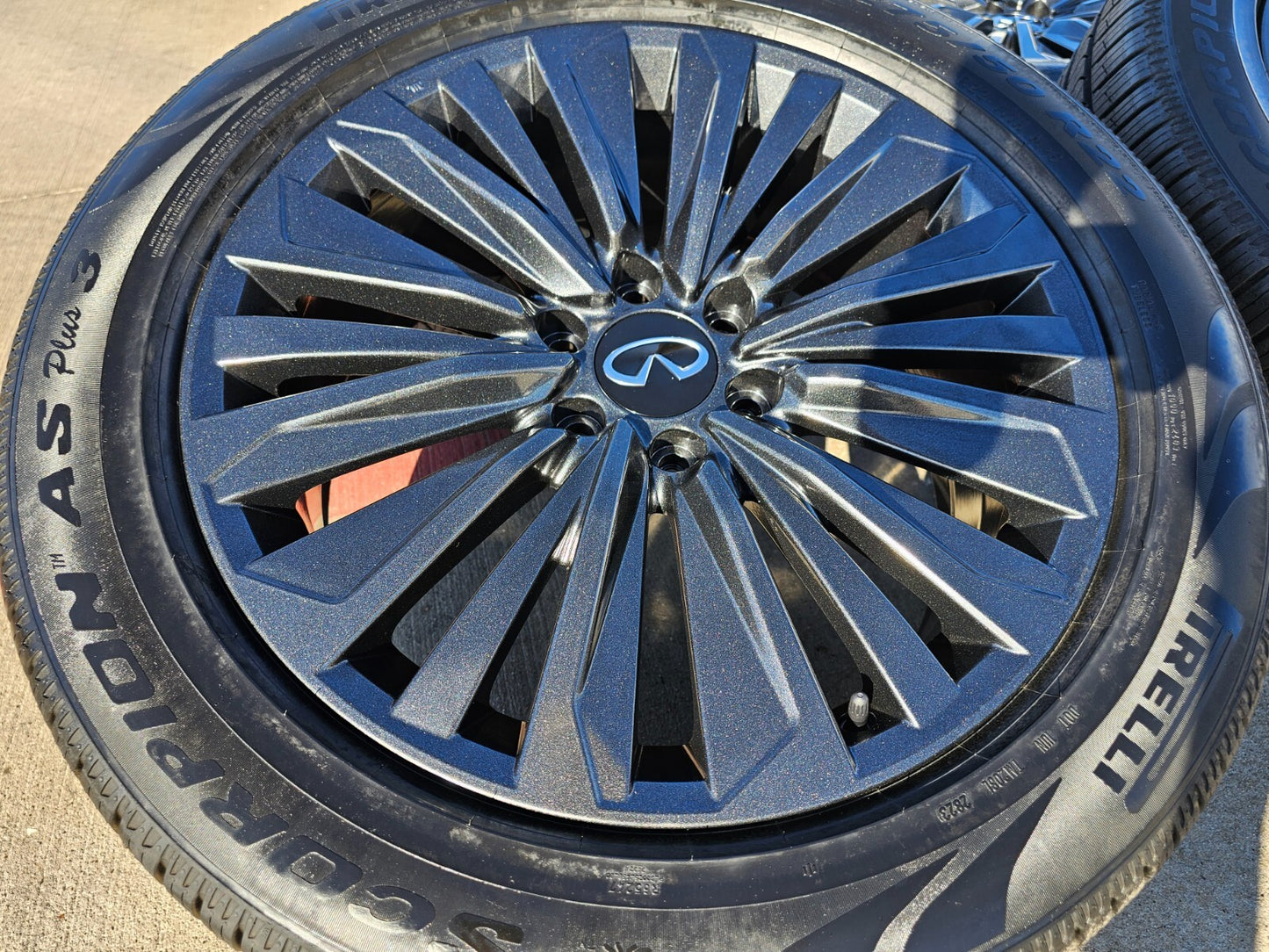 22" Infiniti QX80 QX56 Nissan Titan Armada OEM wheels rims tires 2024 2025 NEW