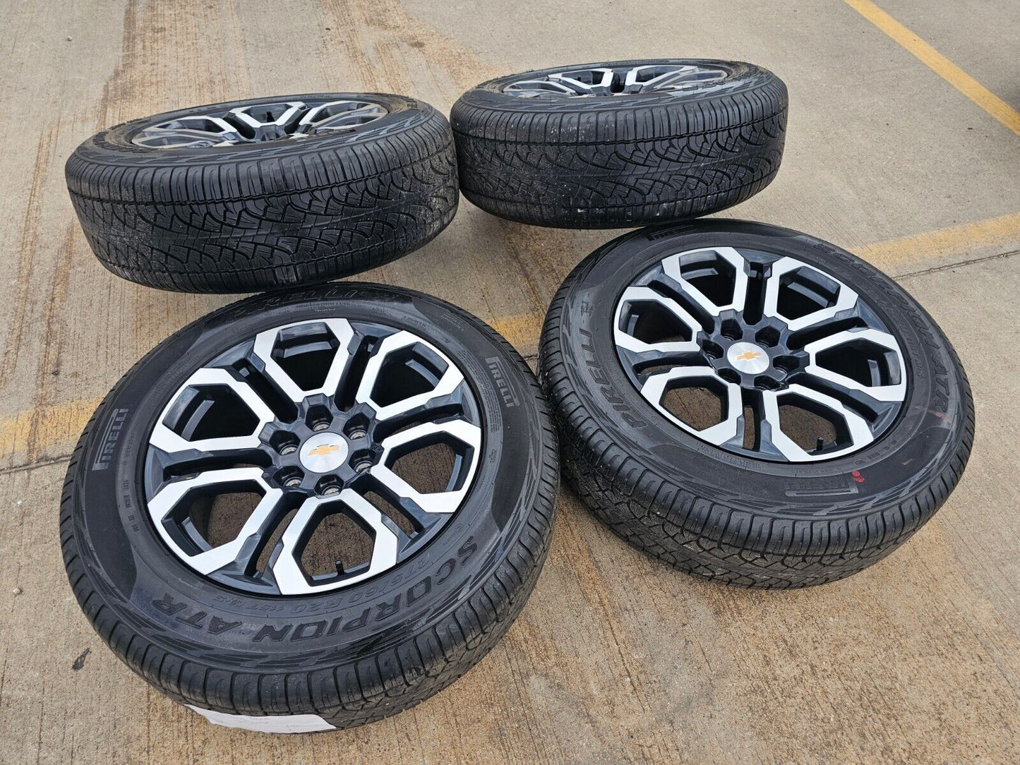 20" GMC Sierra Canyon Chevy Silverado OEM wheels rims 95780 2024 2025 NEW