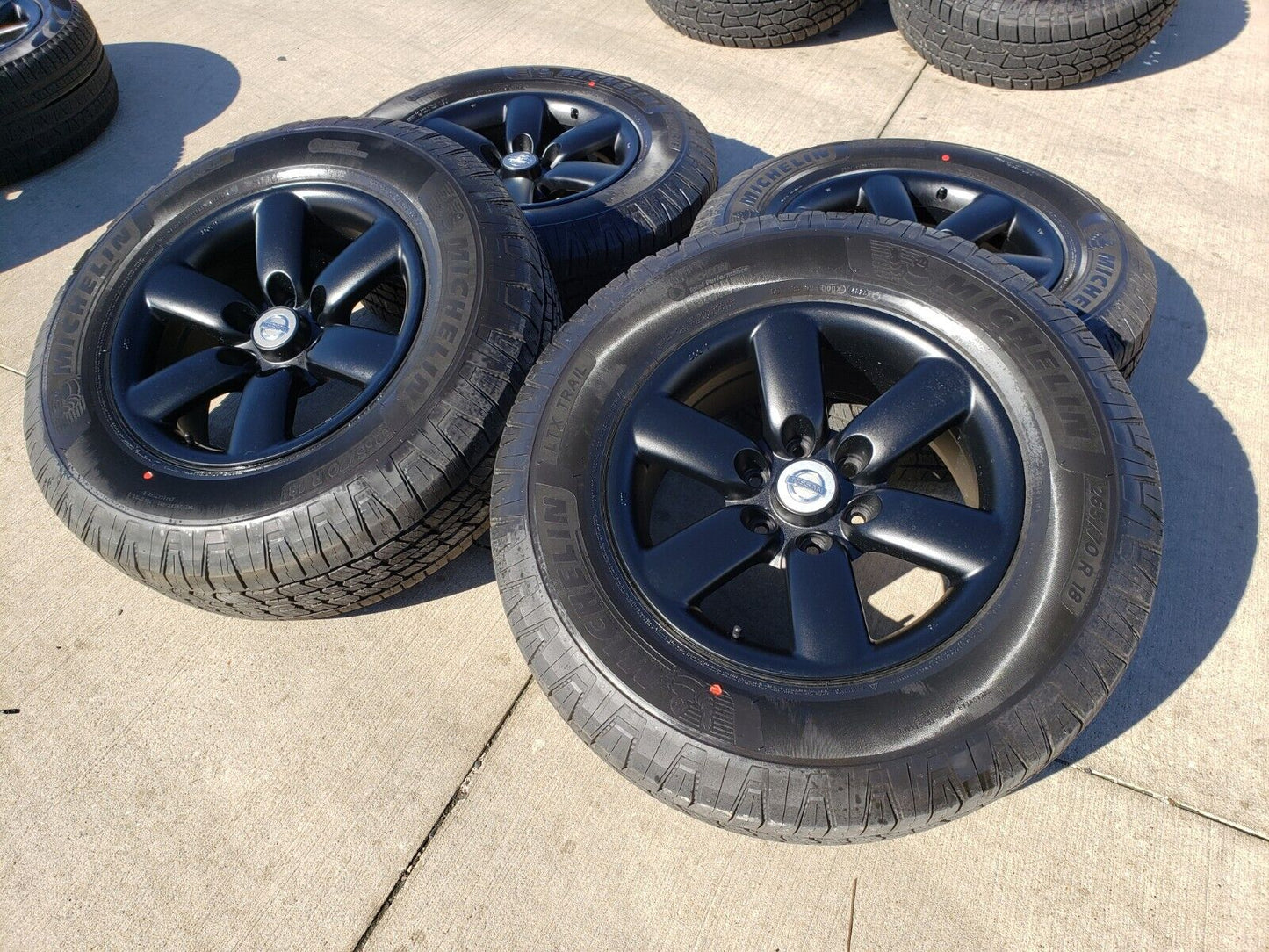 18" Nissan Titan Armada OEM black 62493 wheels rims 2015 2016 2023 2024 NEW