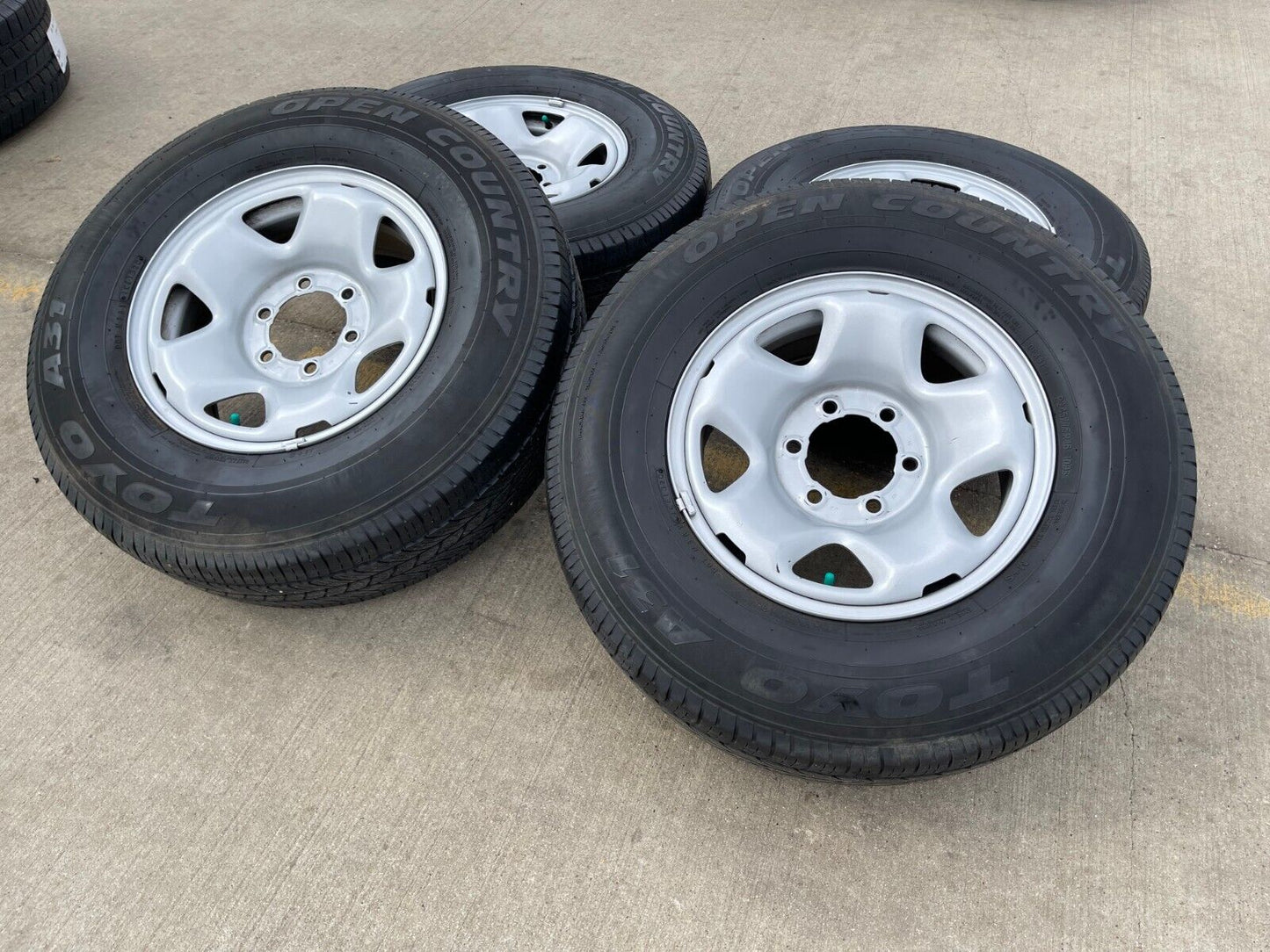 16" Toyota Tacoma OEM steel wheels rims 75192 tires 2019 2020 2021 2022 2023