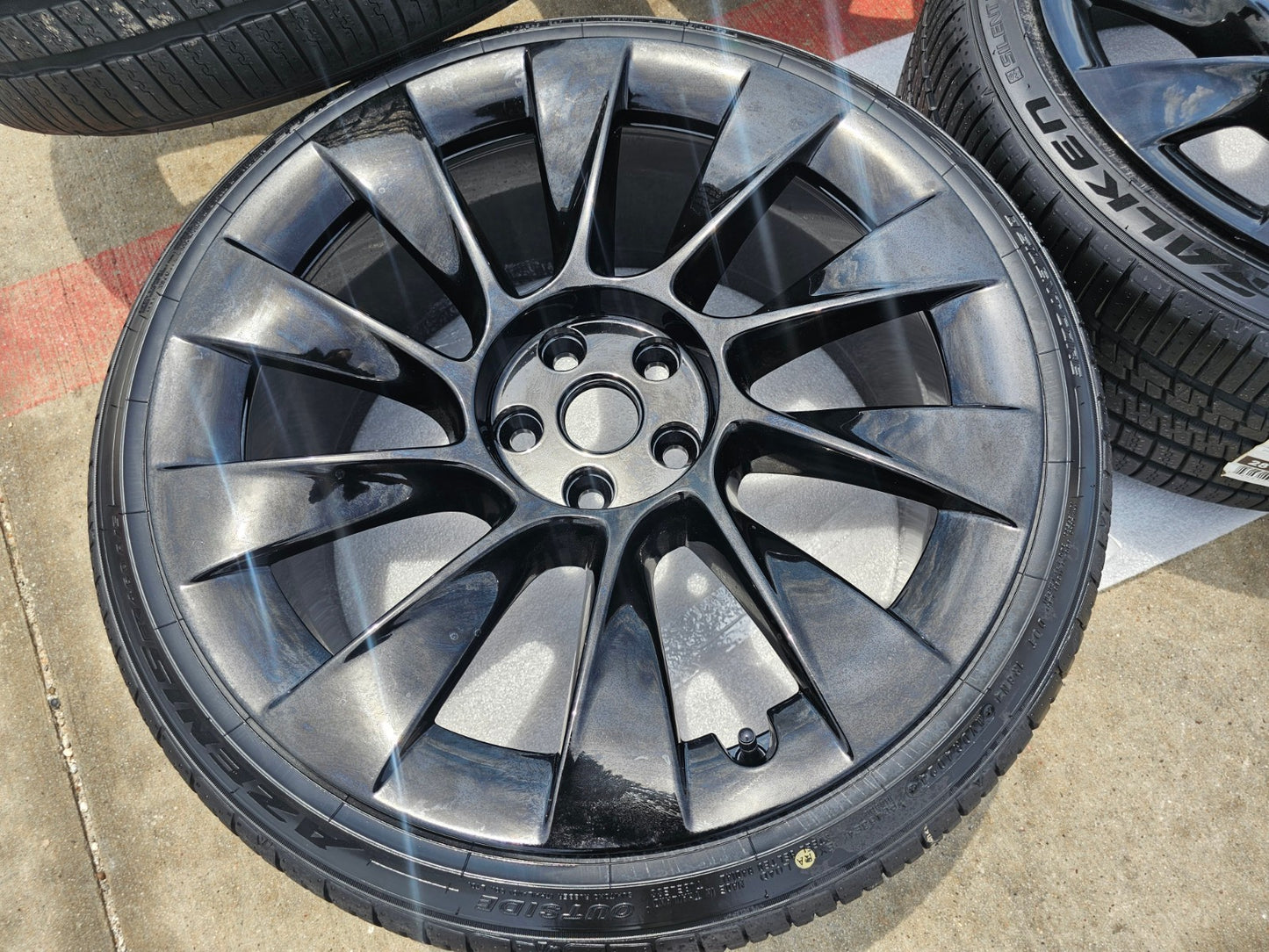 20" Tesla Model 3 OEM Uberturbine wheels rims tires 2021 2022 2023 2024 2025 NEW