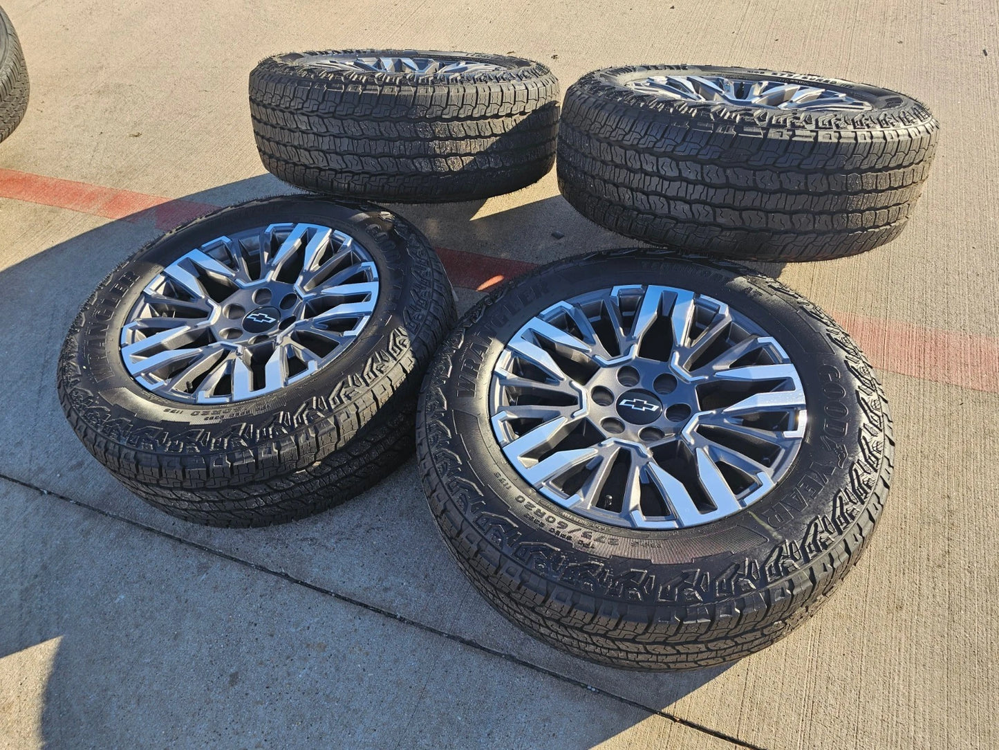 20" Chevy Silverado Z71 GMC Sierra Canyon OEM wheels rims 2024 2025 2026 NEW