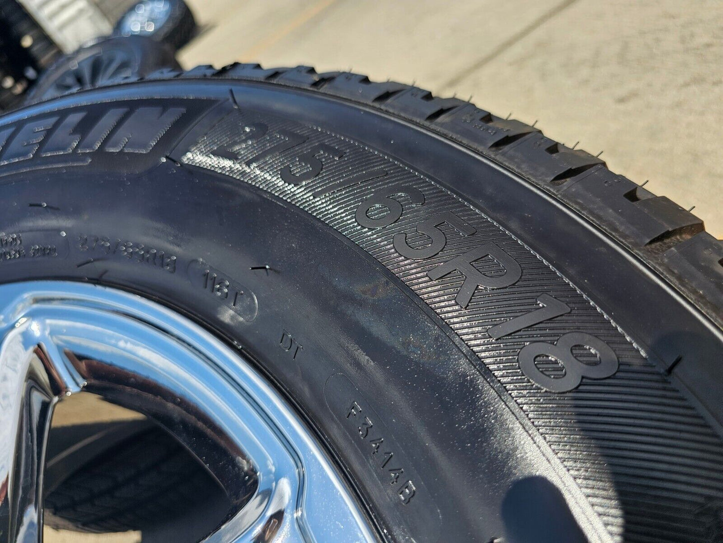18" Ford F-150 Expedition OEM chrome rims wheels tires MICEHLIN 2024 2025 NEW