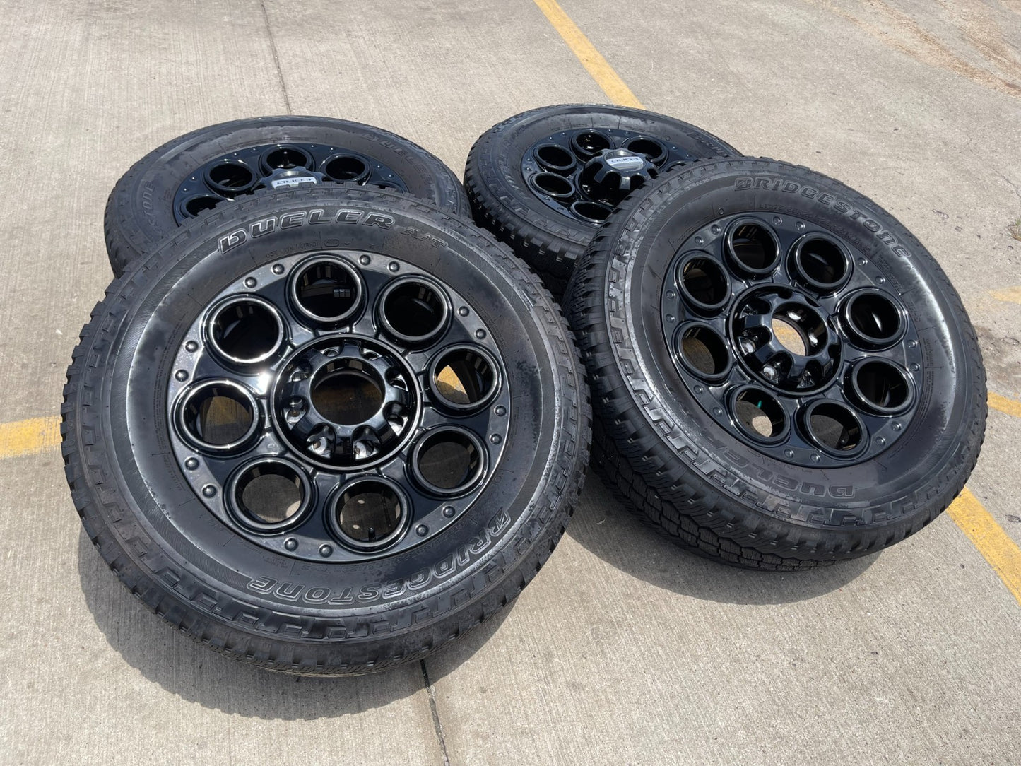 20" Ford F-250 F-350 OEM black TREMOR wheels rims 10299 tires