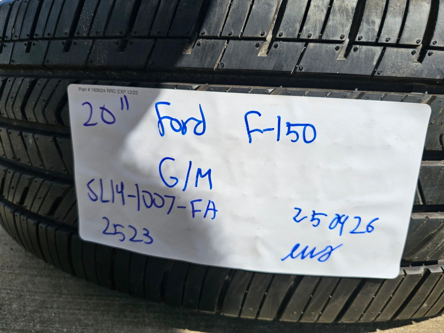 20" Ford F-150 LARIAT Limited OEM 94219 rims wheels Expedition 2026 NEW YOKOHAMA