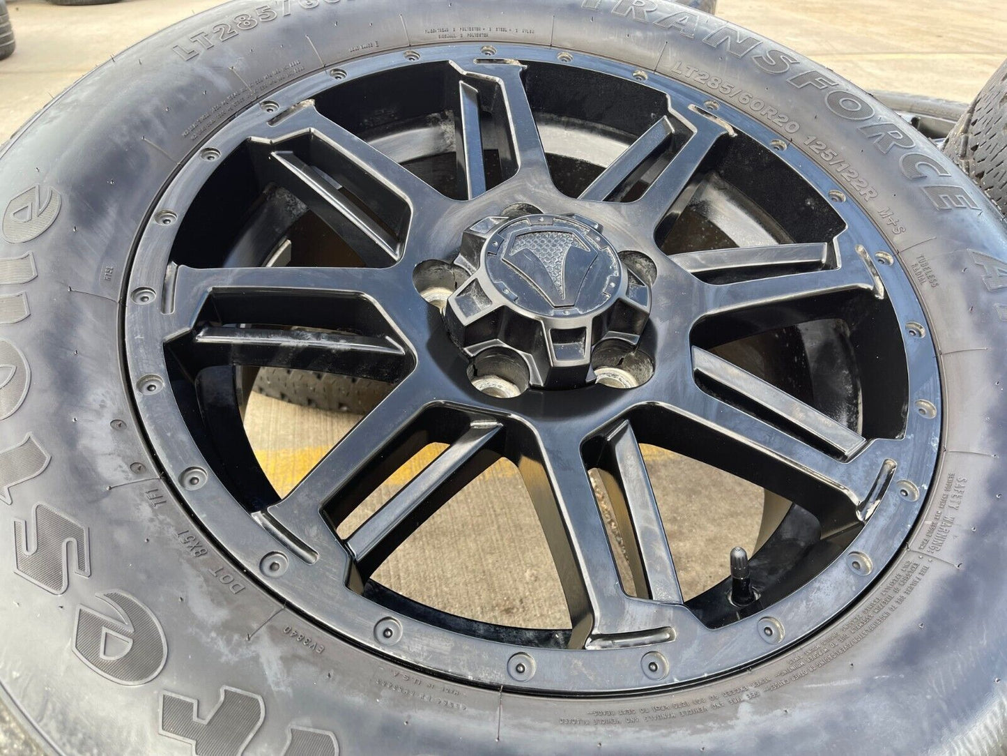 20" Toyota Tundra TSS TRD T Force OEM black wheels rims 5x150 tires