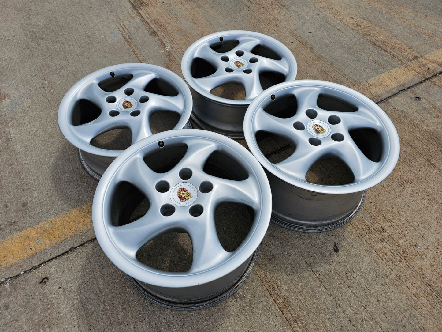 18" Porsche Boxster OEM wheels rims 67236 67286