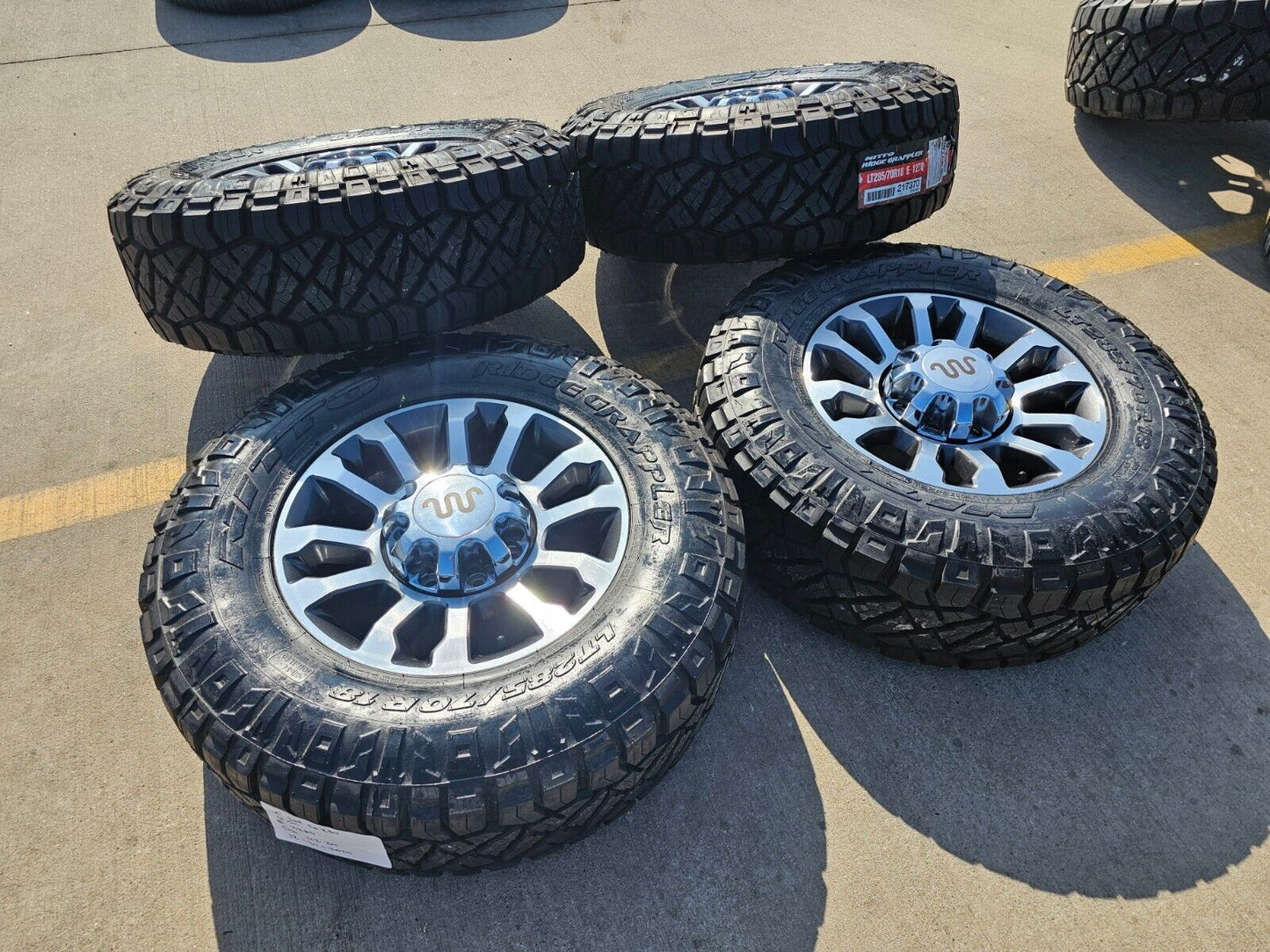 18" Ford F-250 F-350 OEM TREMOR FX-4 rims wheels 10289 tires NITTO 34" NEW