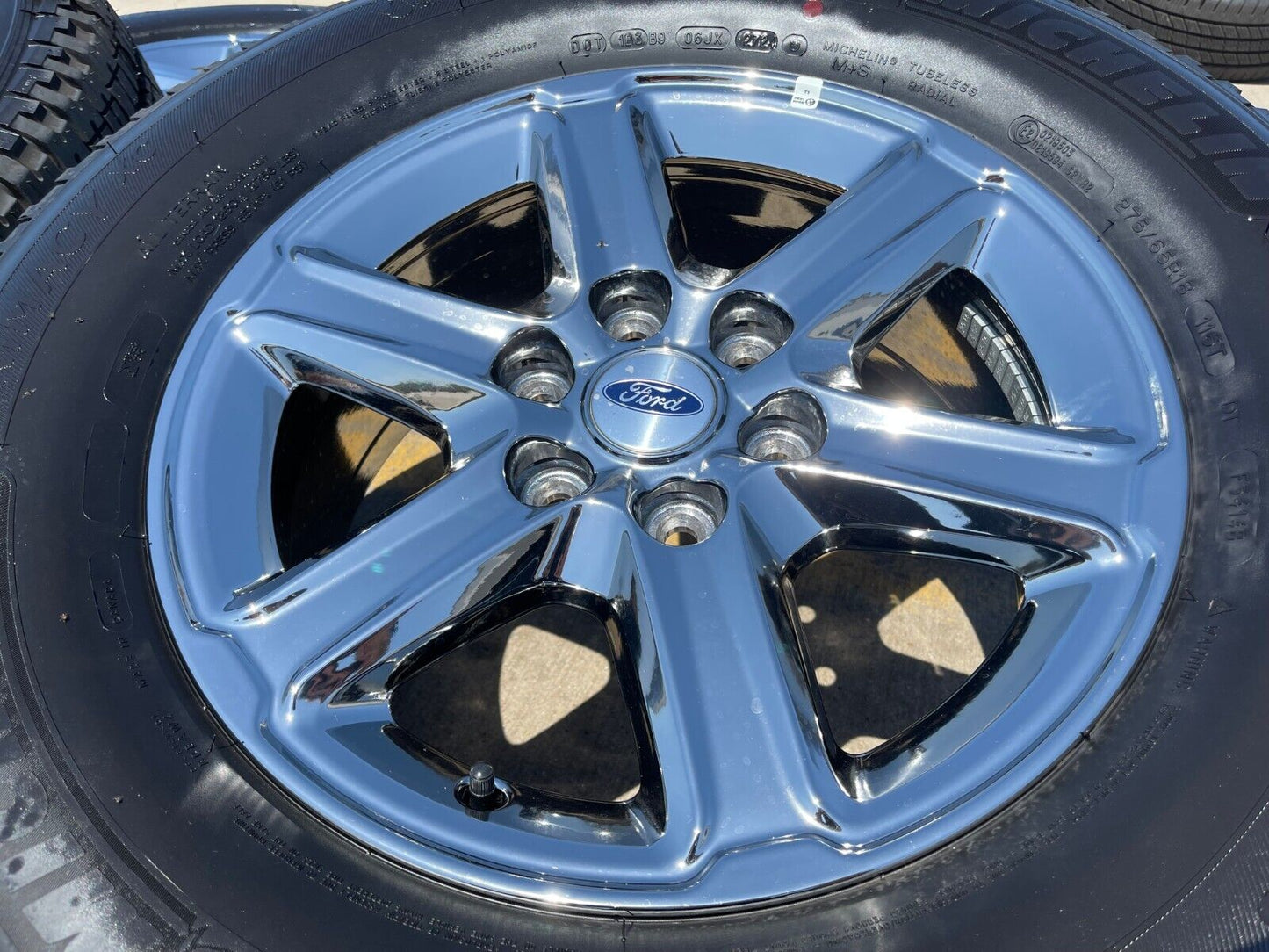 18" Ford F-150 Expedition OEM chrome rims wheels tires MICEHLIN 2024 2025 NEW
