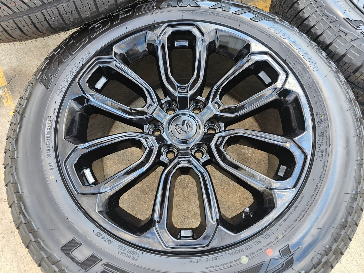 20" Dodge Ram 1500 OEM Laramie Long Horn 2677 wheels rims 2024 2025 2026 NEW