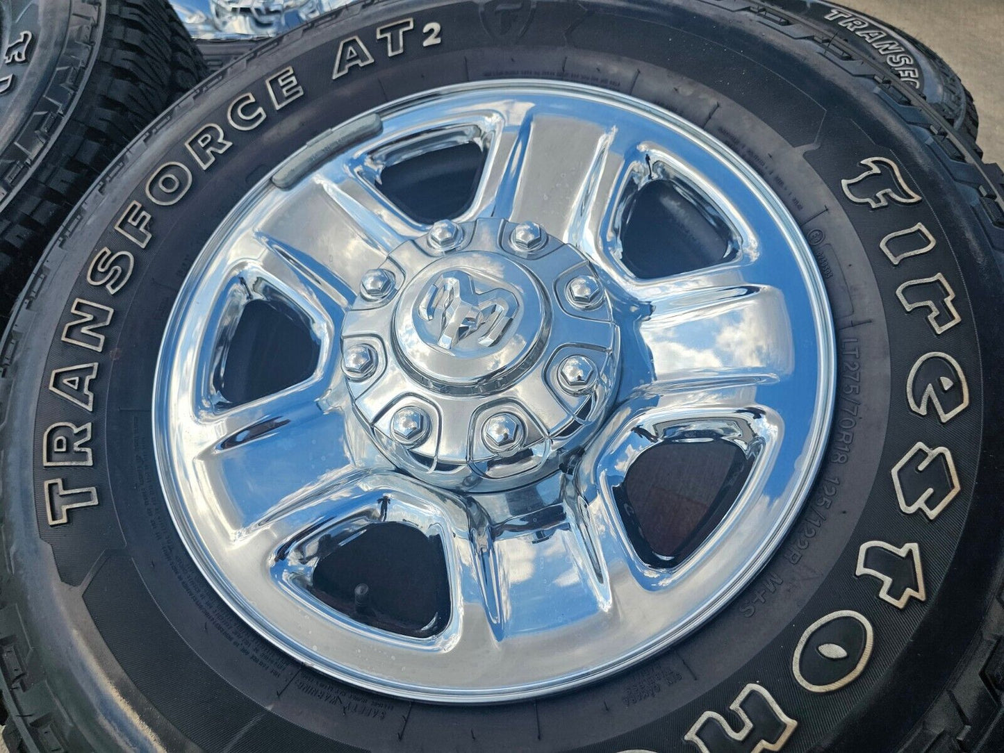 18" Dodge Ram 2500 3500 STEEL chrome OEM 2473 wheels rims 2021 2022 2023 2024