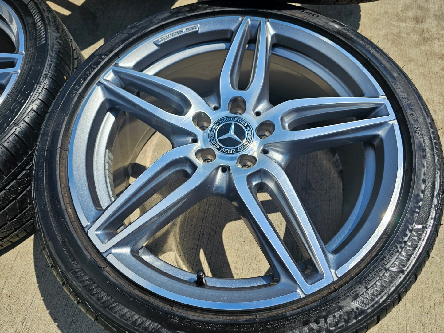 19" Mercedes E350 AMG C E S Class OEM 85541 wheels rims tires