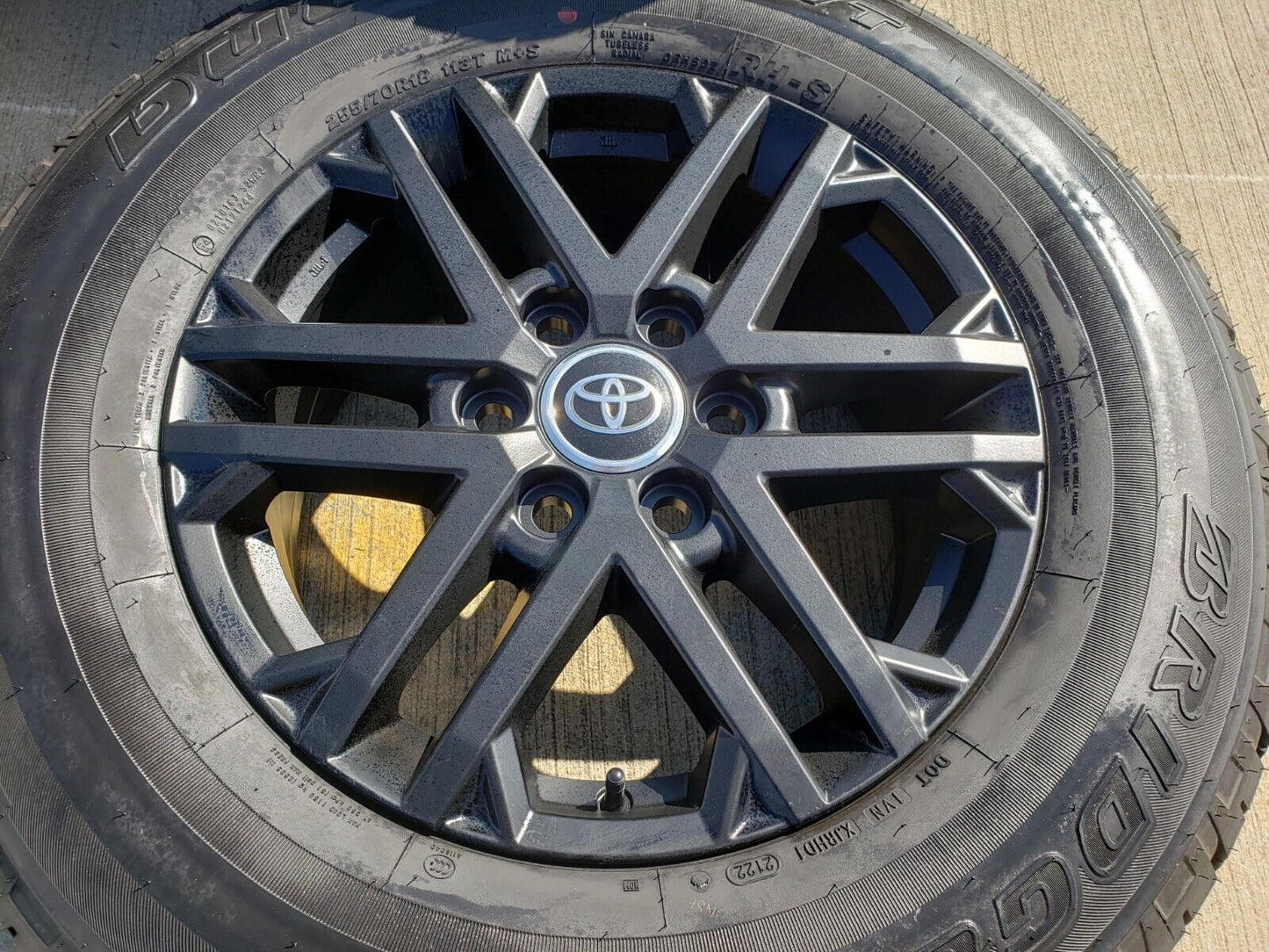 18" Toyota Tundra TRD OEM wheels rims 75281 black Sequoia LX600 2023 2024 NEW