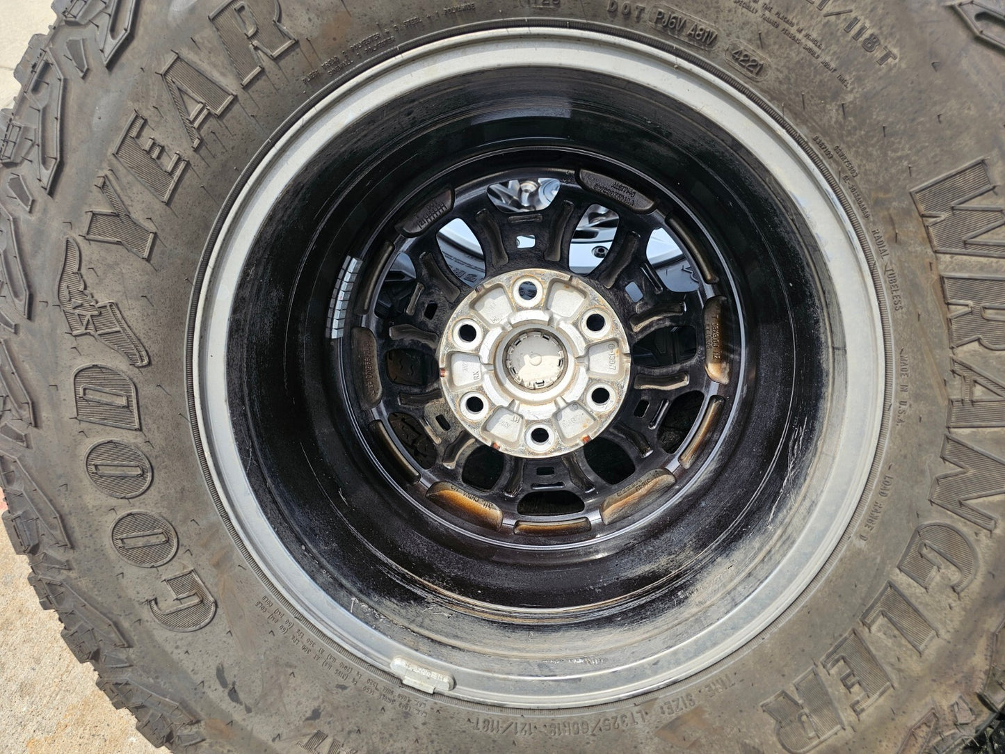 18" Dodge Ram 1500 RHO TRX Beadlock OEM wheel rim 2735 tires 2023 2024 2025